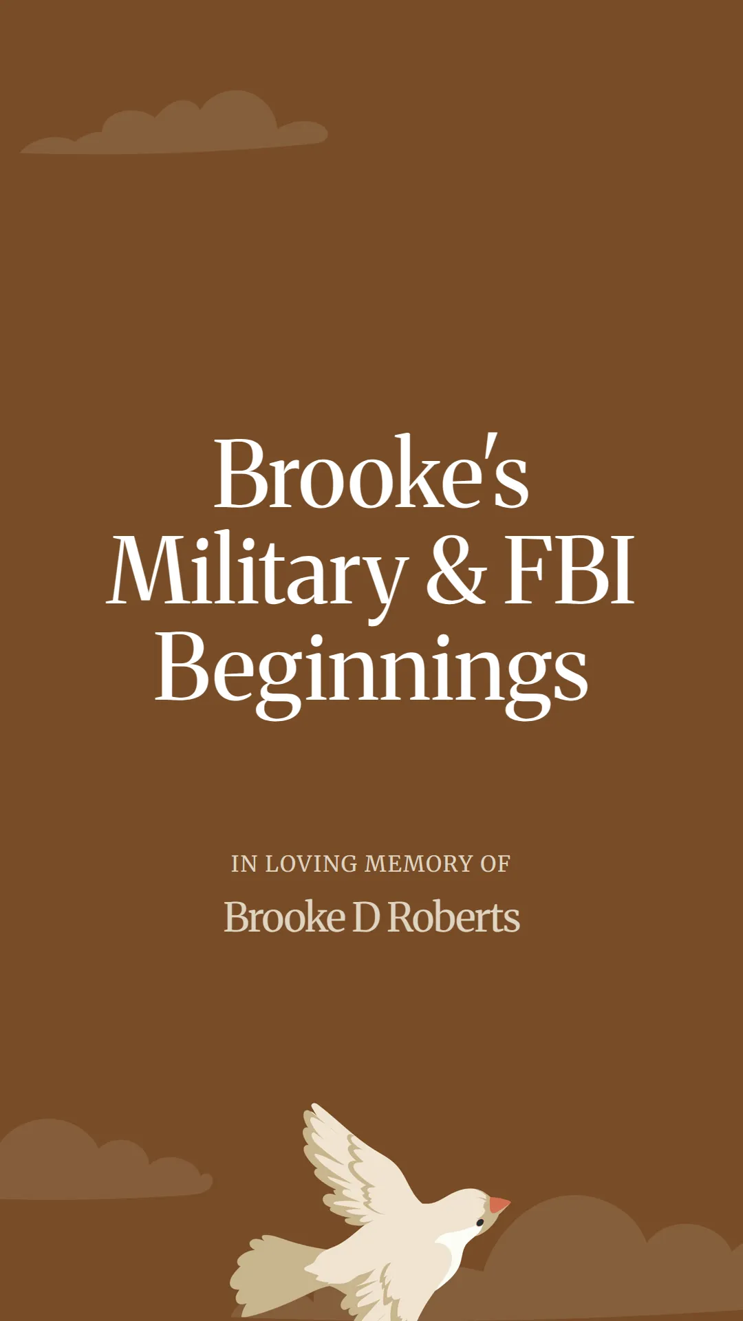 Brooke's Military and FBI Beginnings