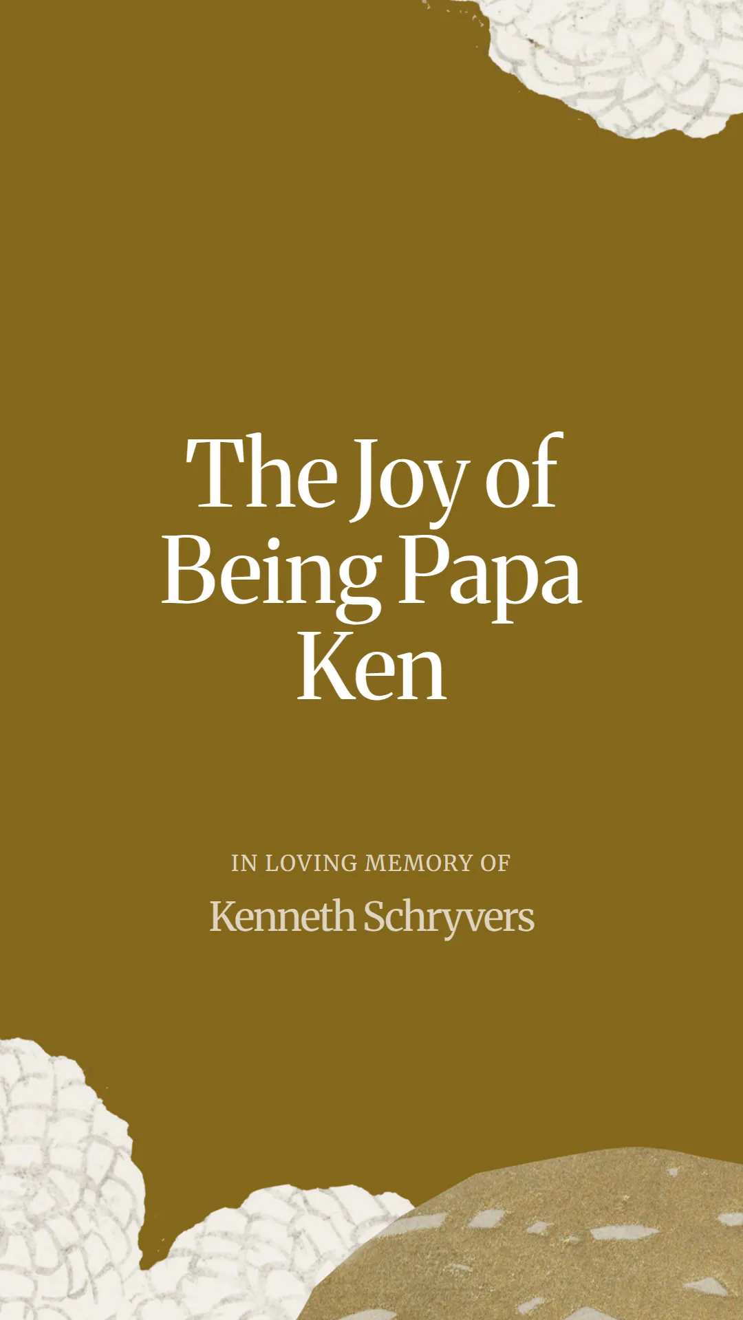The Joy of Being Papa Ken