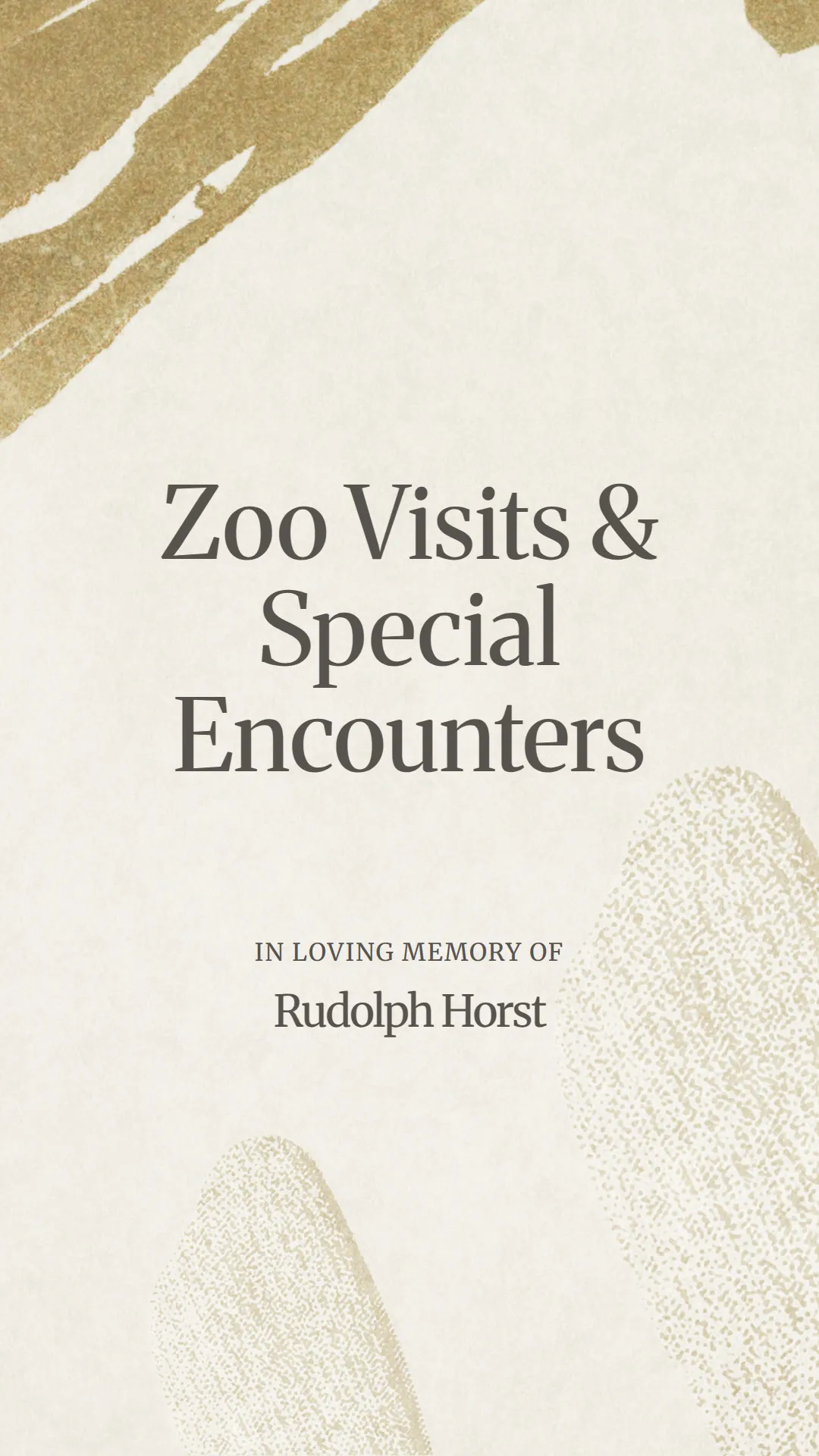 Zoo Visits and Special Encounters