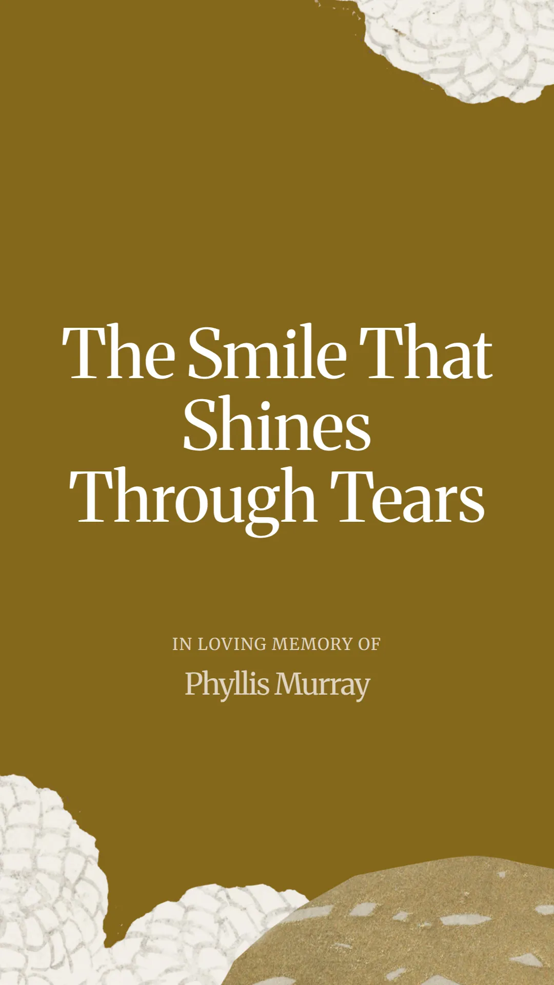 The Smile That Shines Through Tears