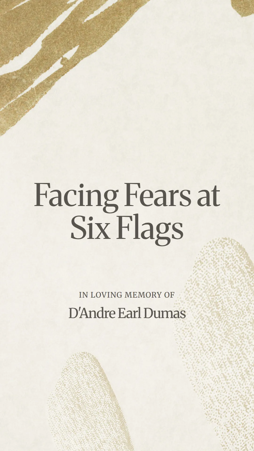 Facing Fears at Six Flags