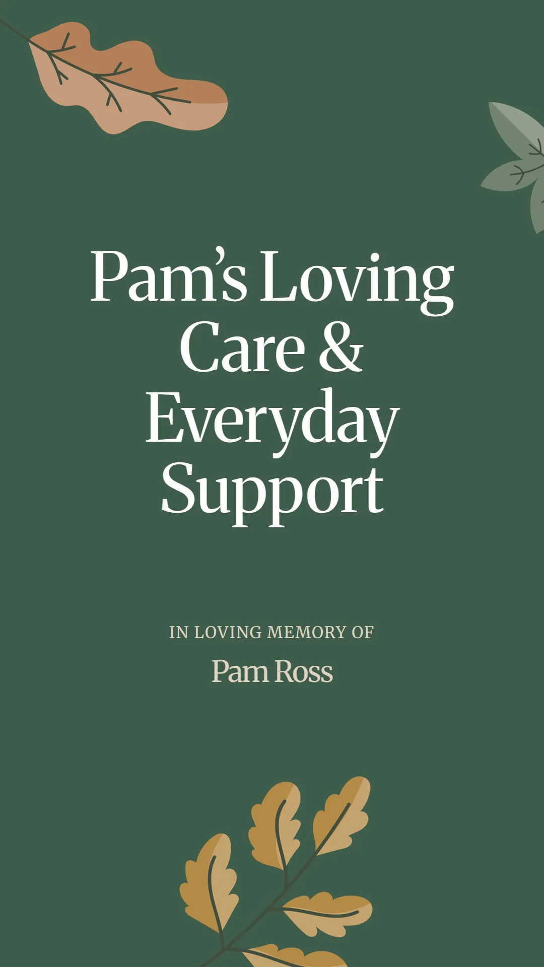 Pam’s Loving Care and Everyday Support