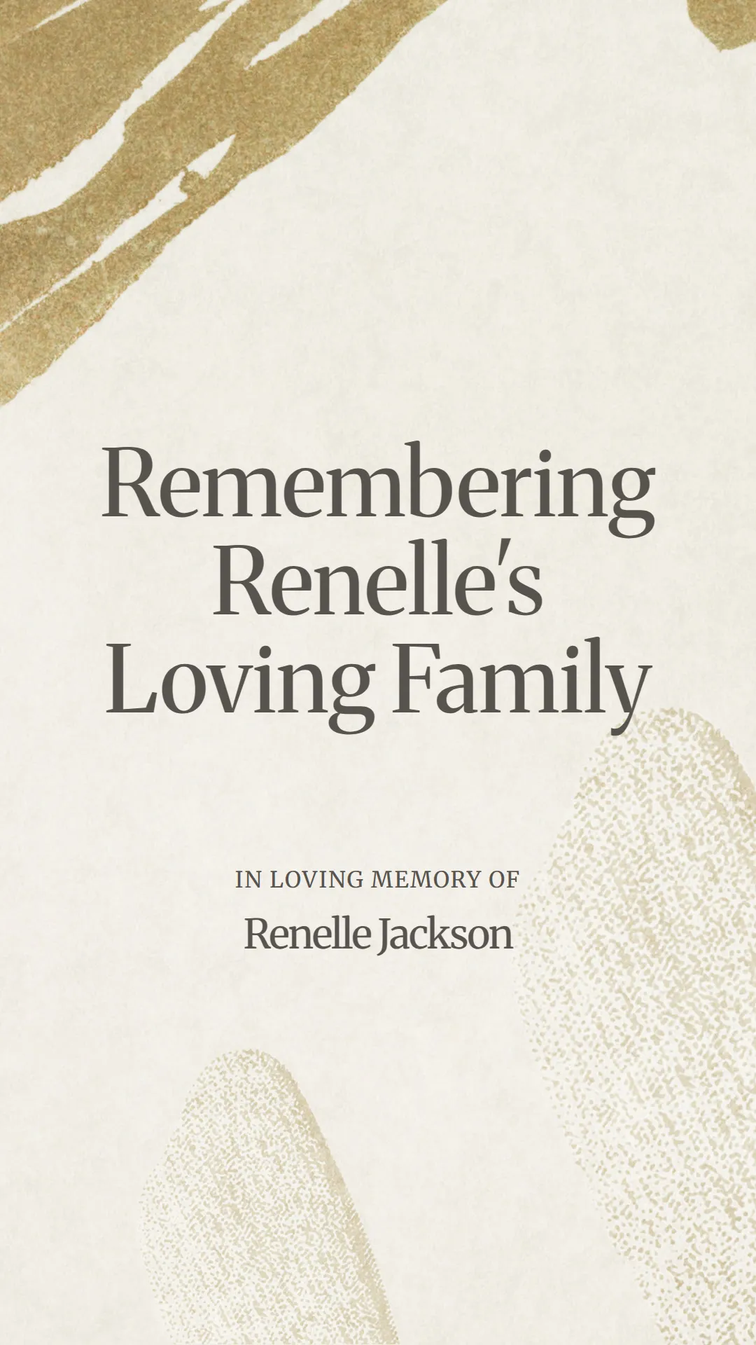 Remembering Renelle's Loving Family