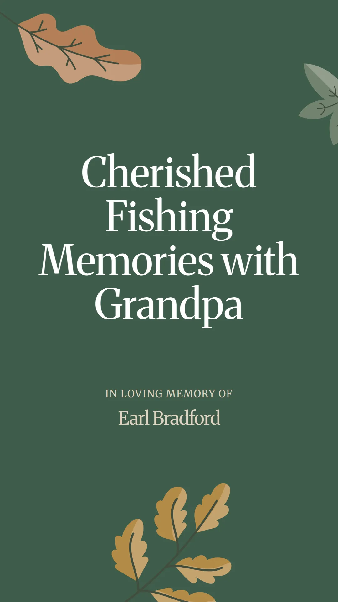 Cherished Fishing Memories with Grandpa