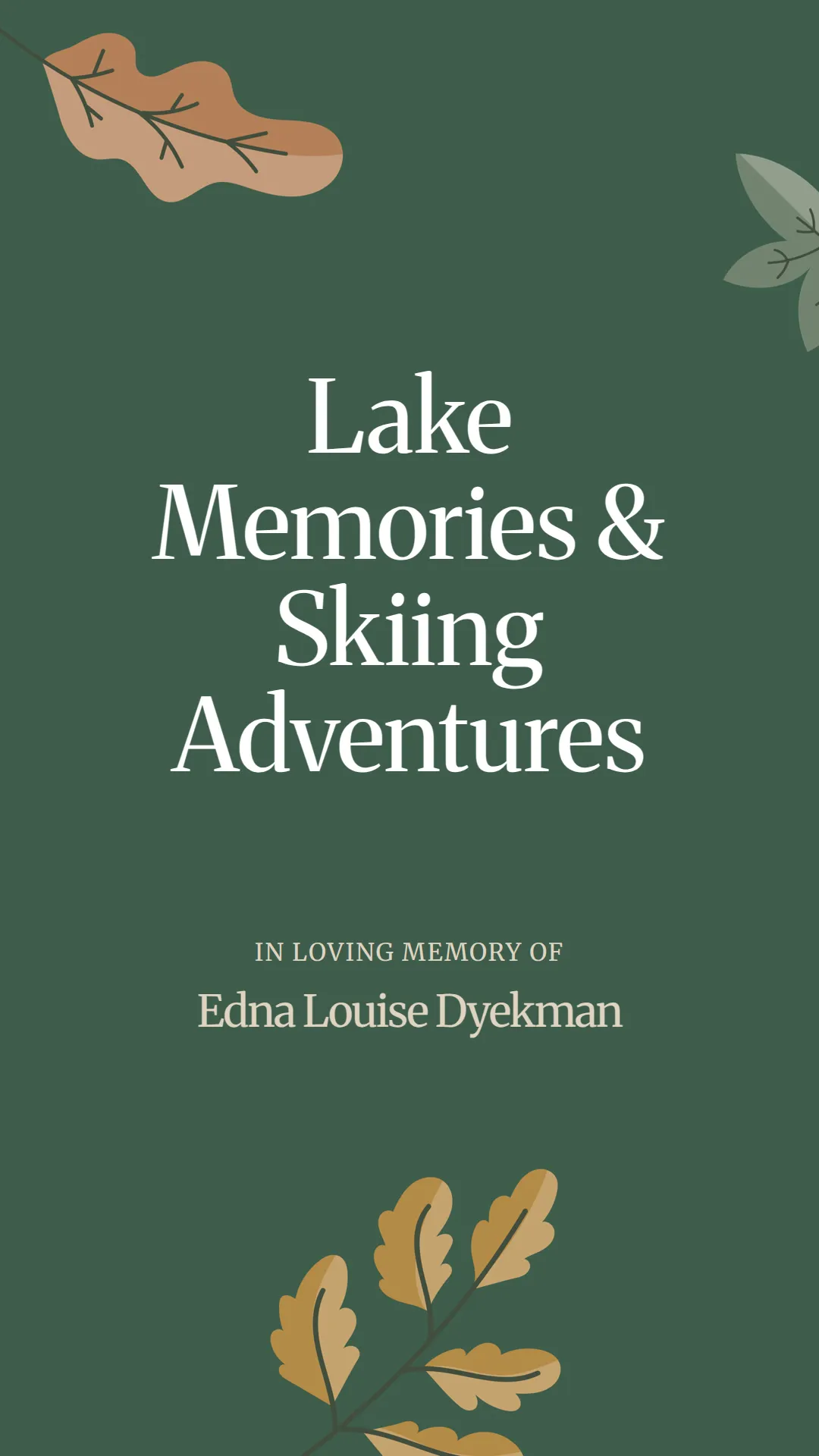 Lake Memories and Skiing Adventures