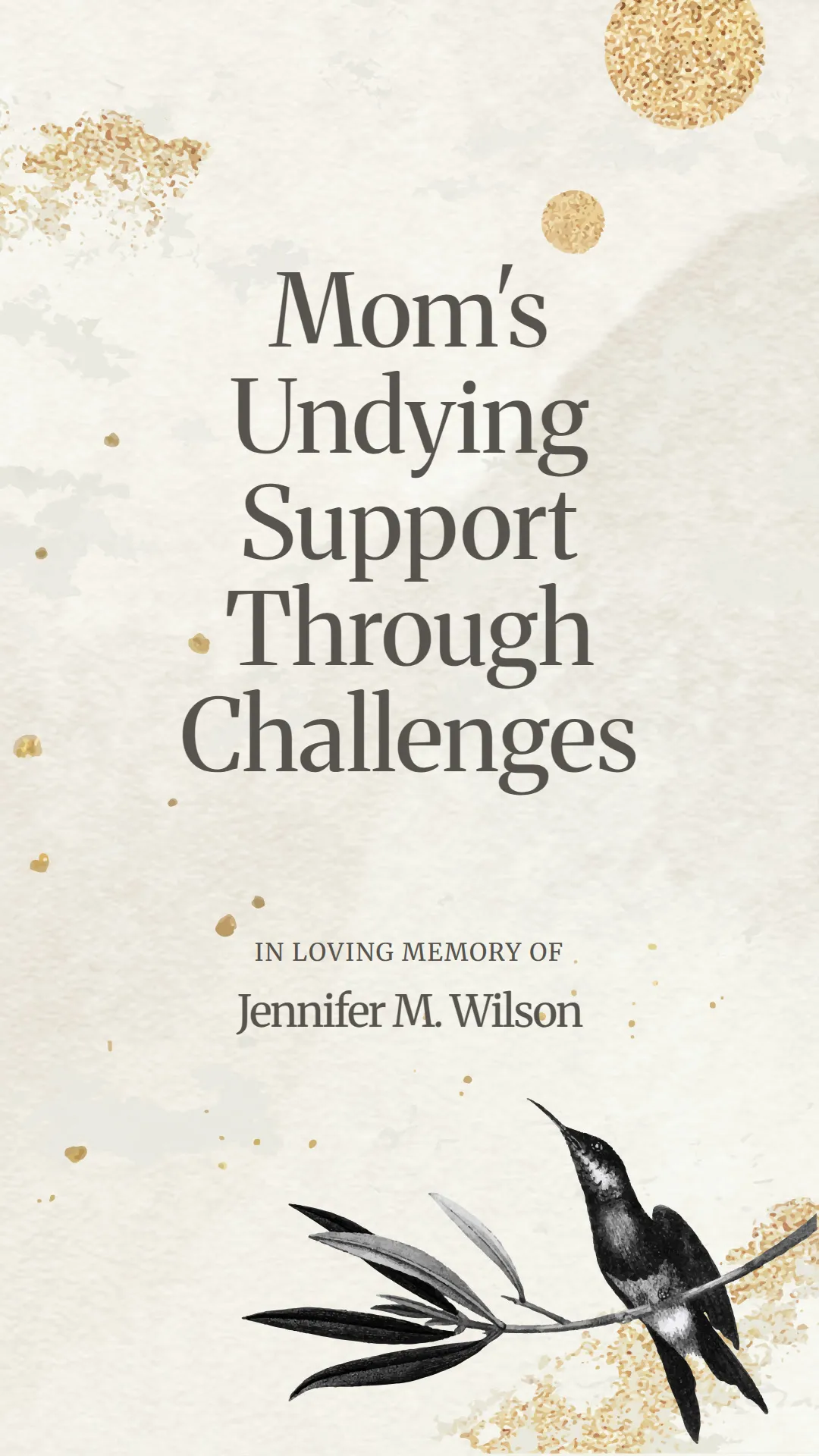 Mom's Undying Support Through Challenges