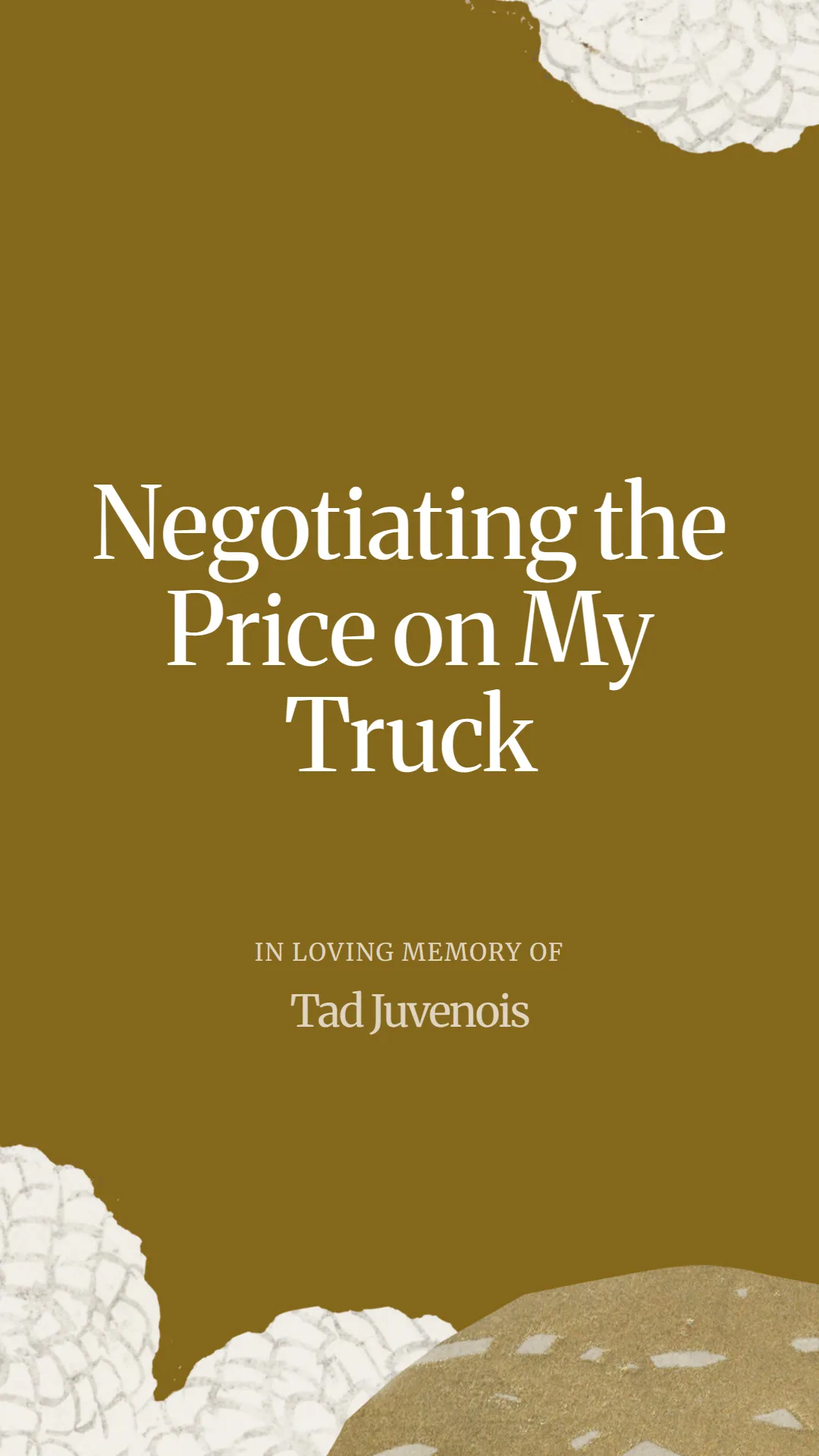 Negotiating the Price on My Truck
