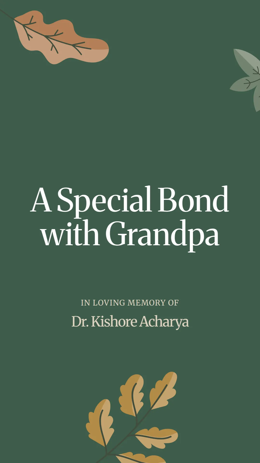 A Special Bond with Grandpa