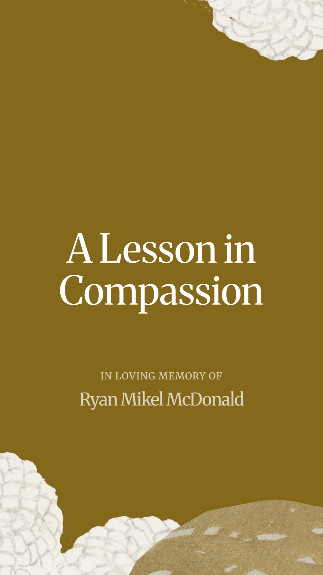 A Lesson in Compassion