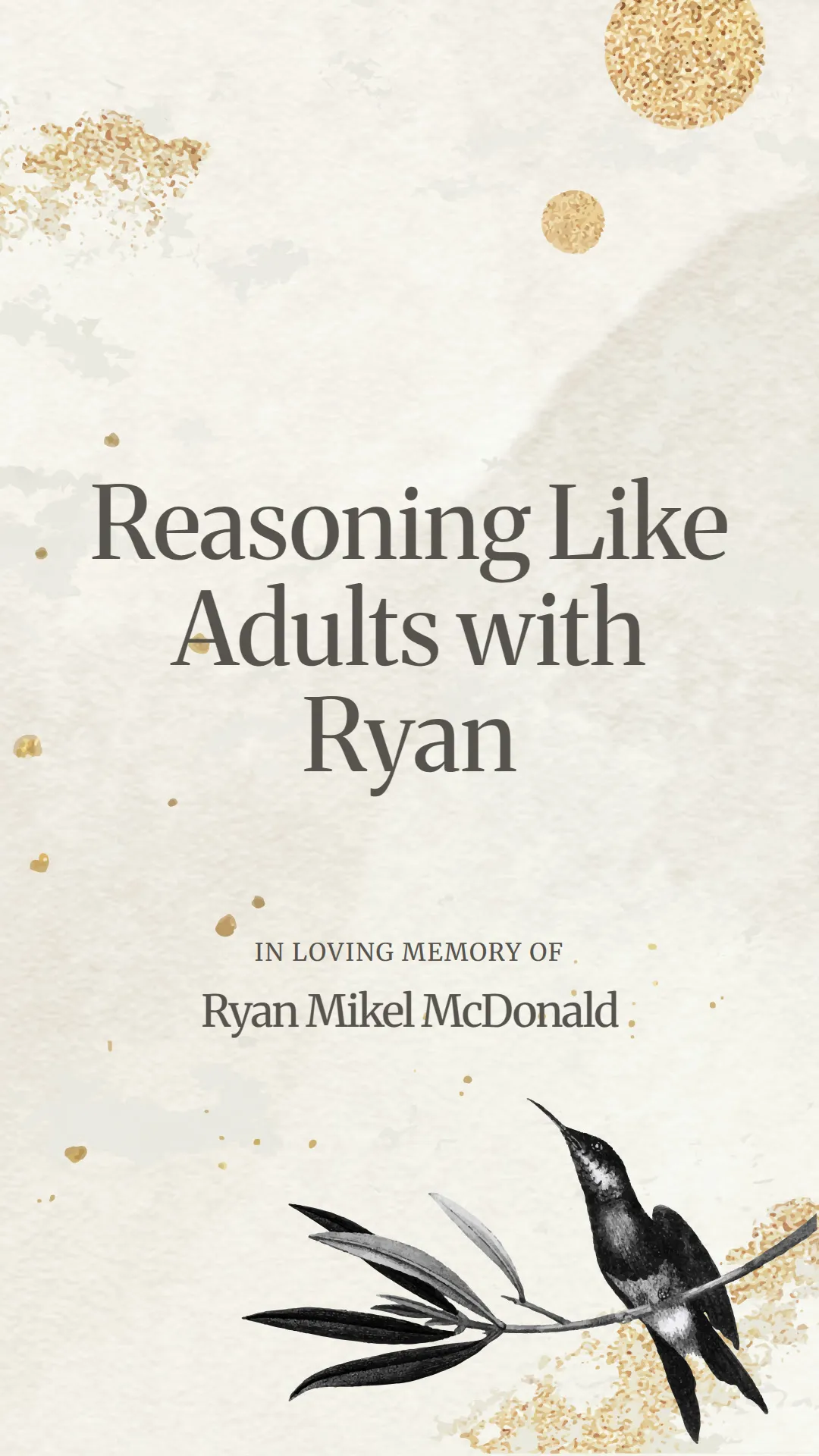 Reasoning Like Adults with Ryan