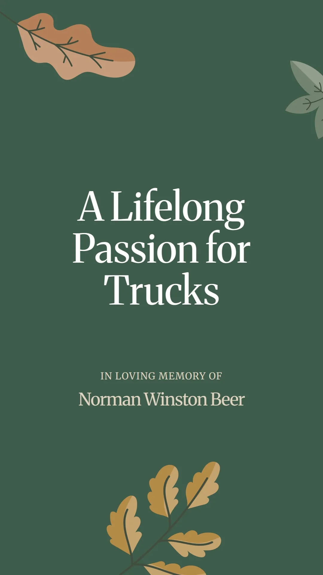 A Lifelong Passion for Trucks