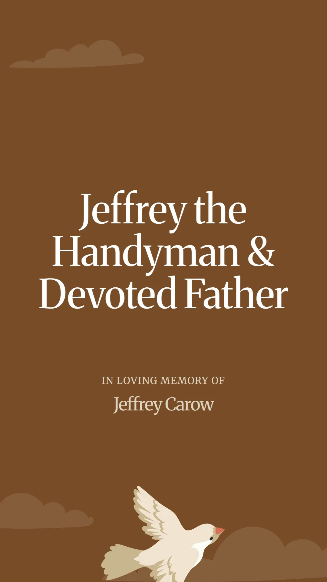 Jeffrey the Handyman and Devoted Father