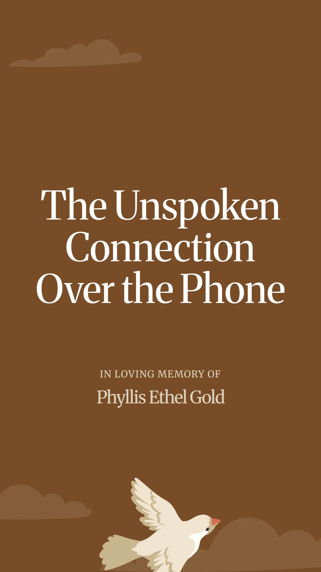 The Unspoken Connection Over the Phone