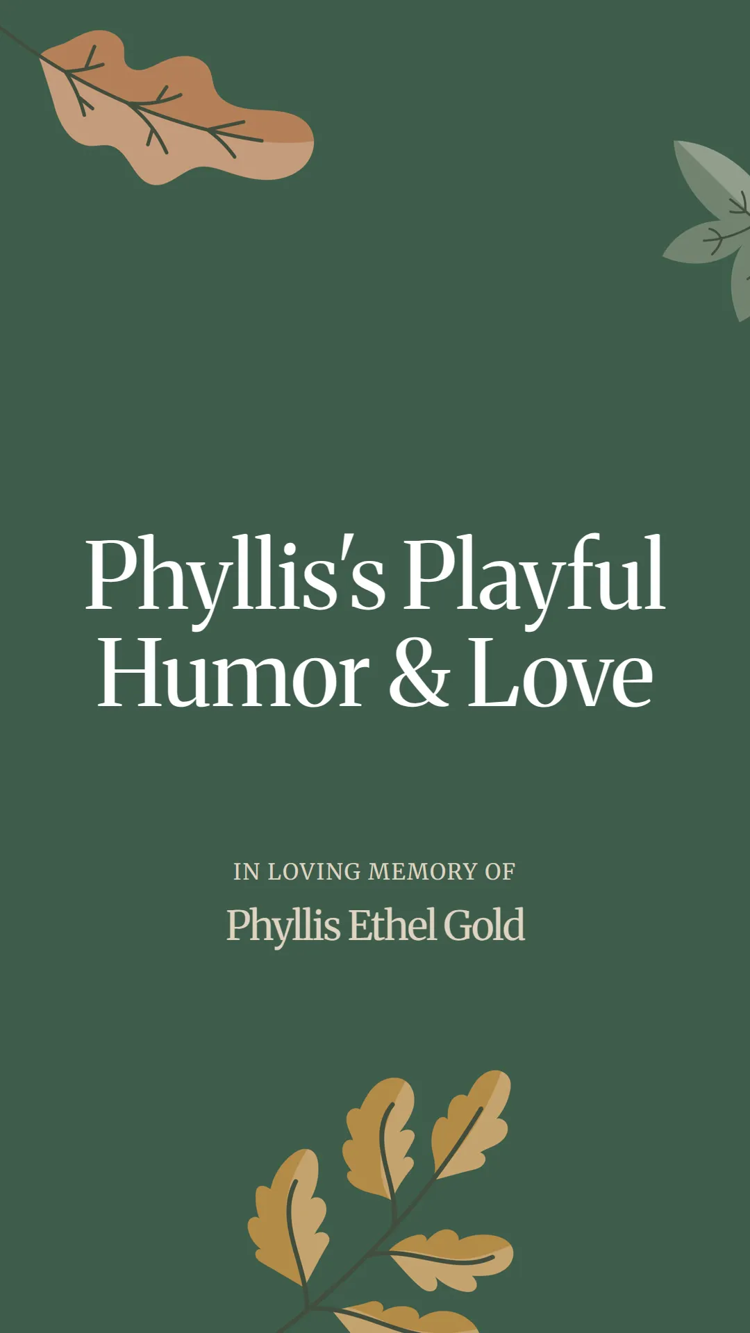 Phyllis's Playful Humor and Love