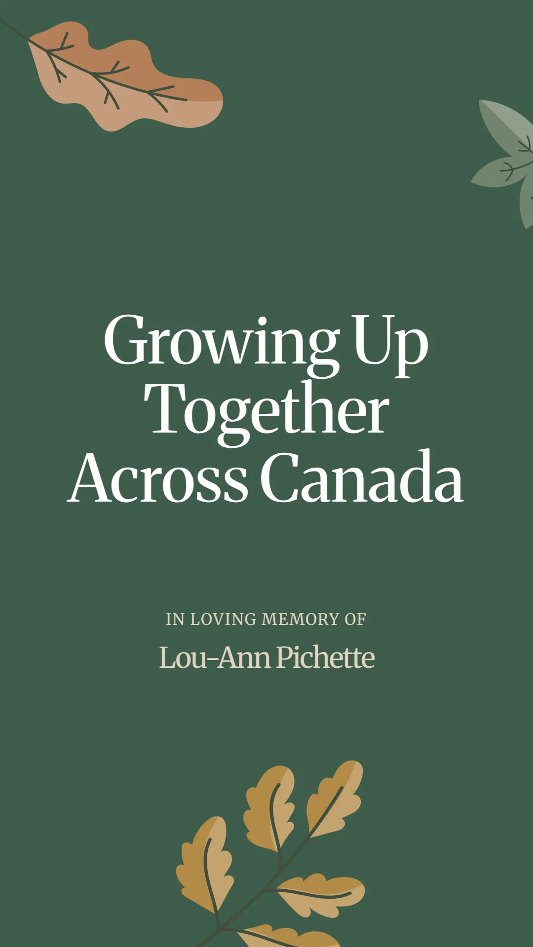 Growing Up Together Across Canada