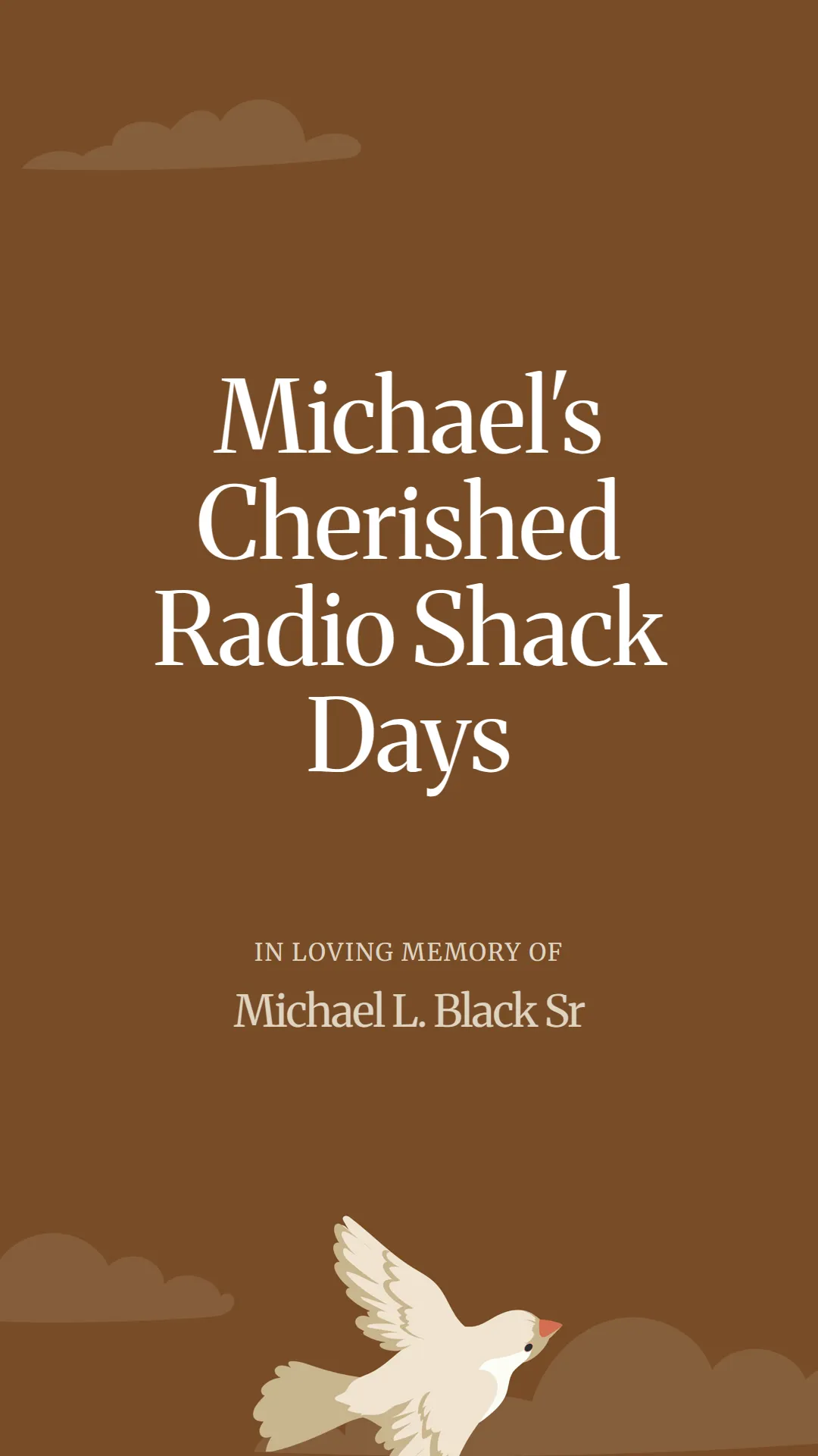 Michael's Cherished Radio Shack Days