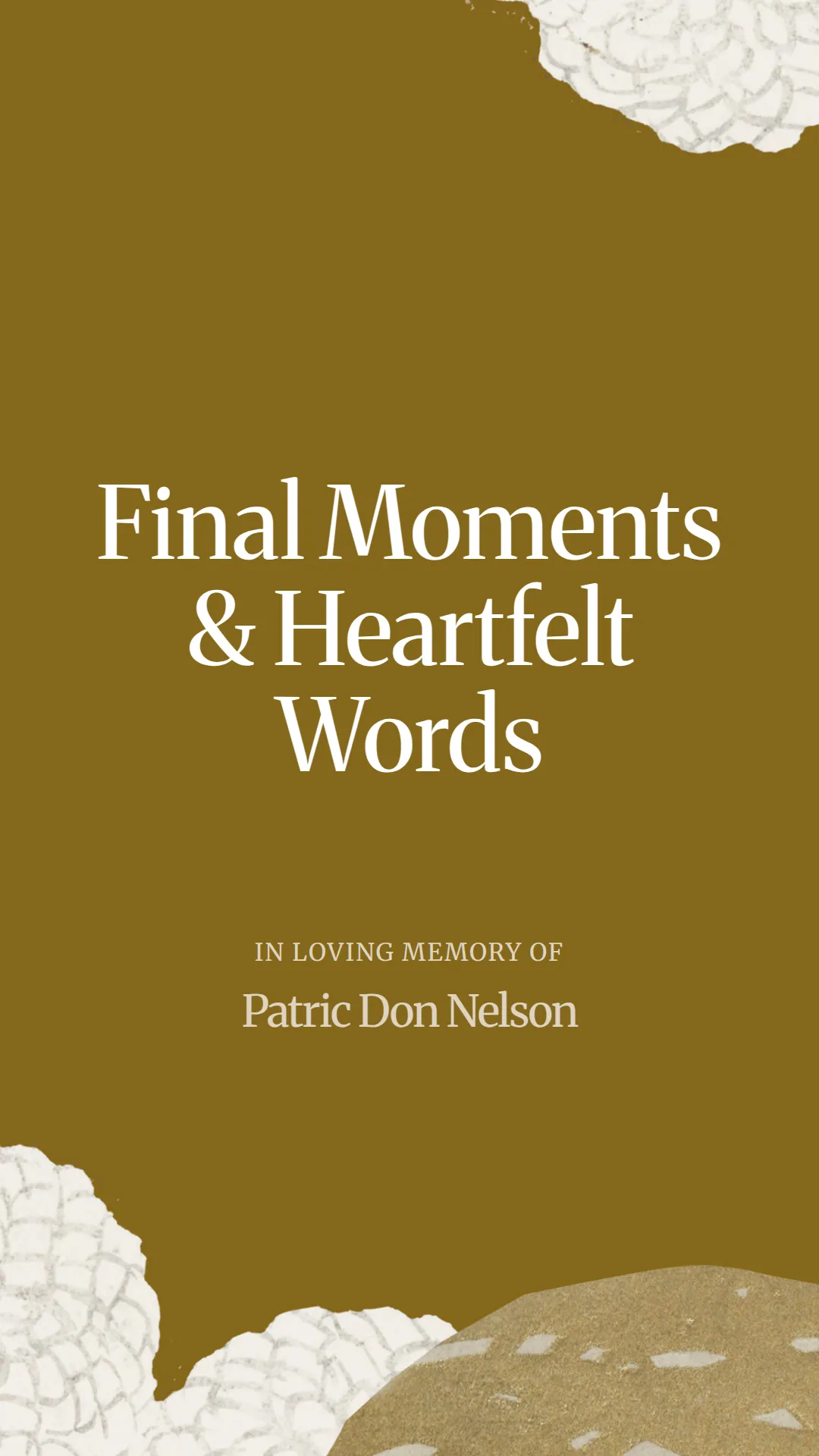 Final Moments and Heartfelt Words