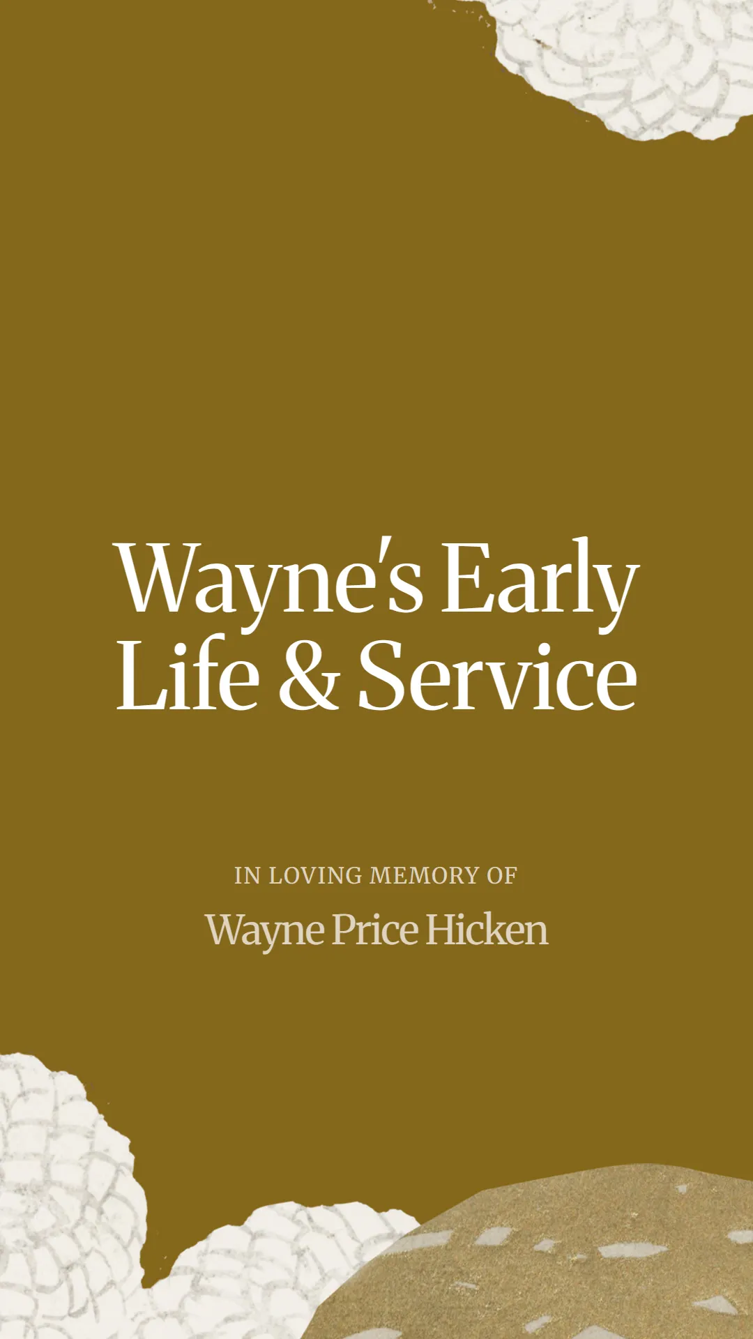 Wayne's Early Life and Service