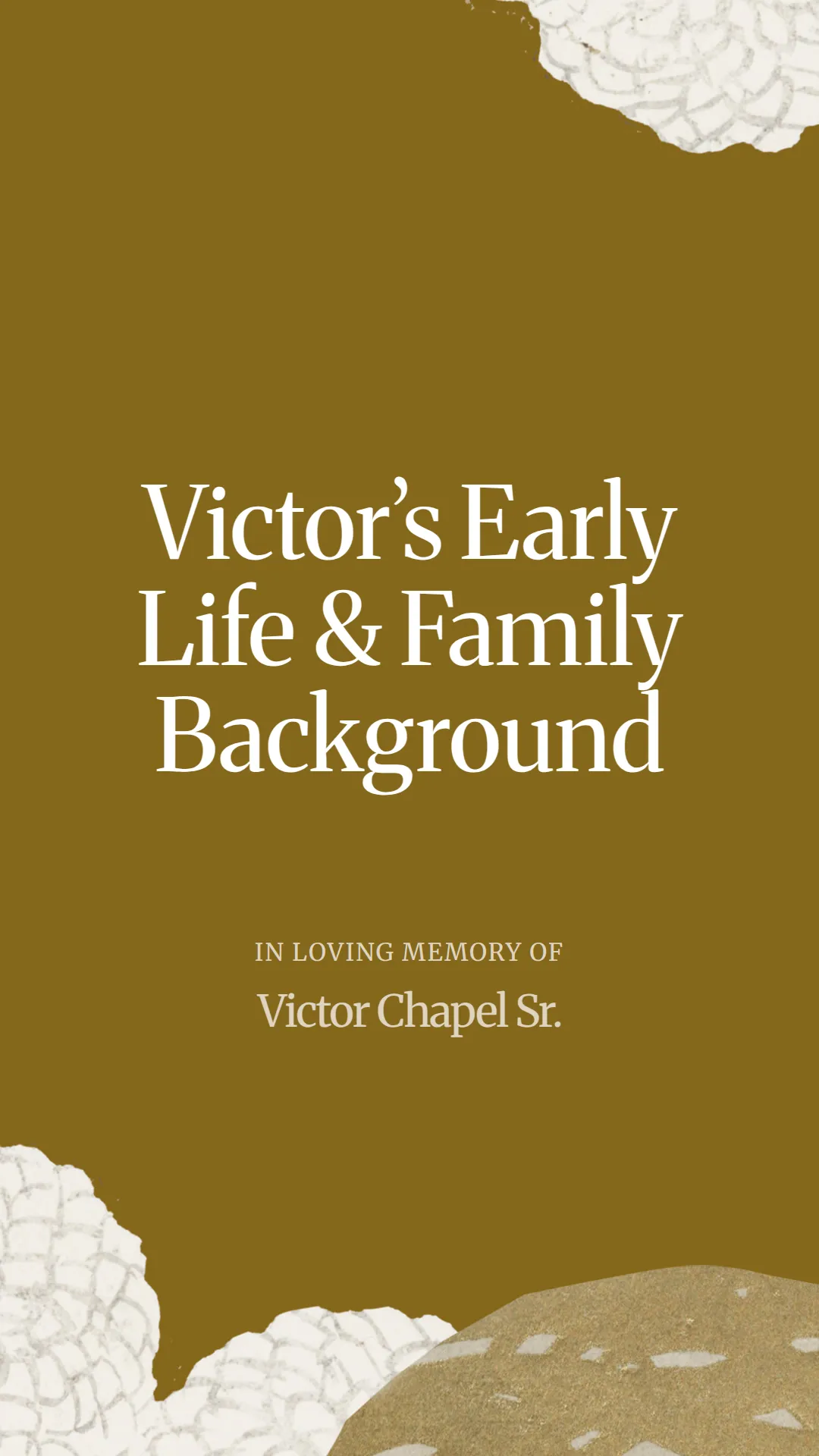 Victor’s Early Life and Family Background