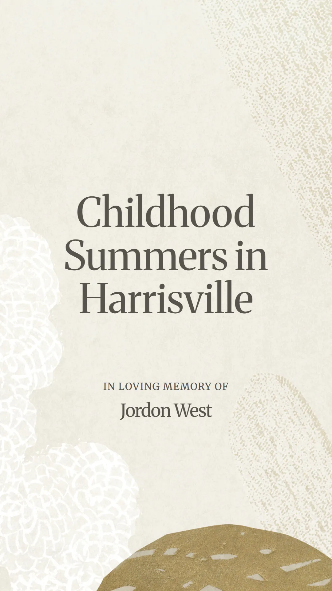 Childhood Summers in Harrisville