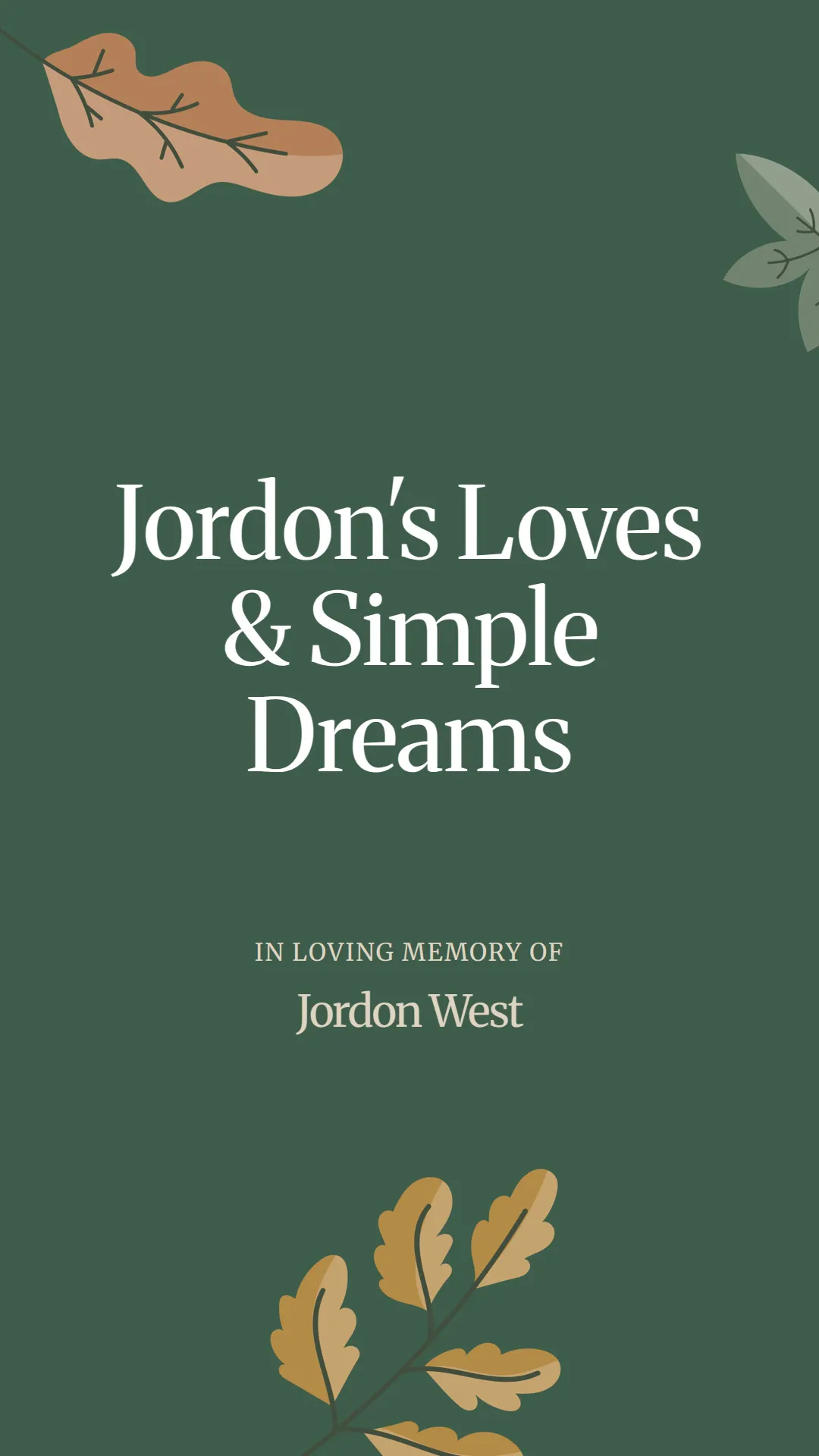 Jordon's Loves and Simple Dreams
