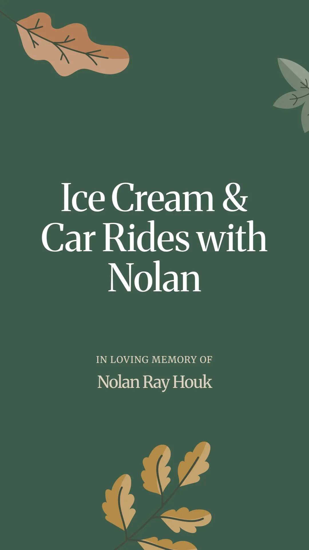 Ice Cream and Car Rides with Nolan