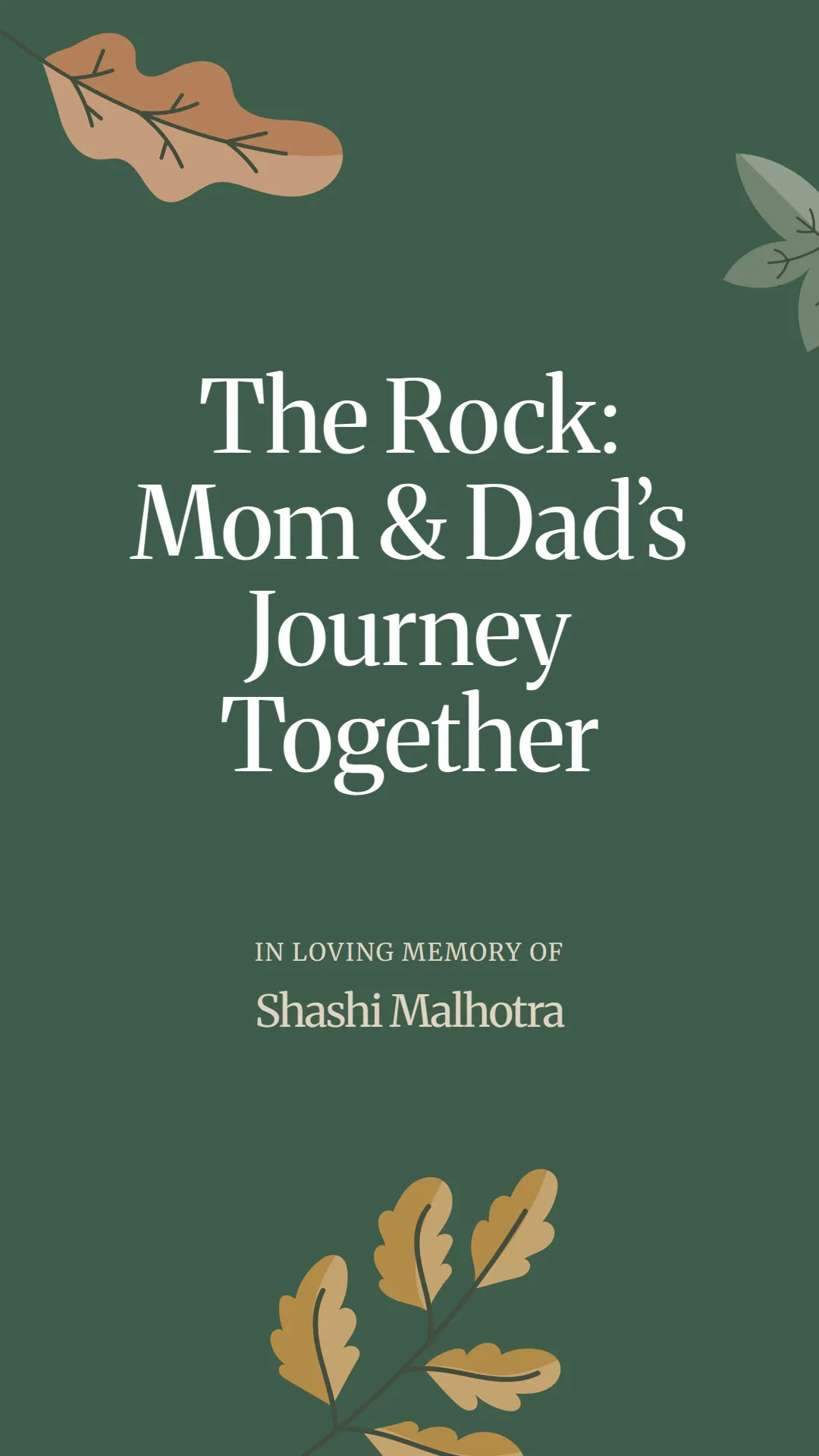 The Rock: Mom and Dad’s Journey Together