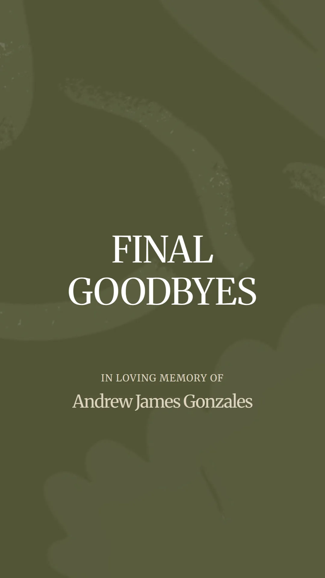 A Heartfelt Farewell to Andrew Gonzales