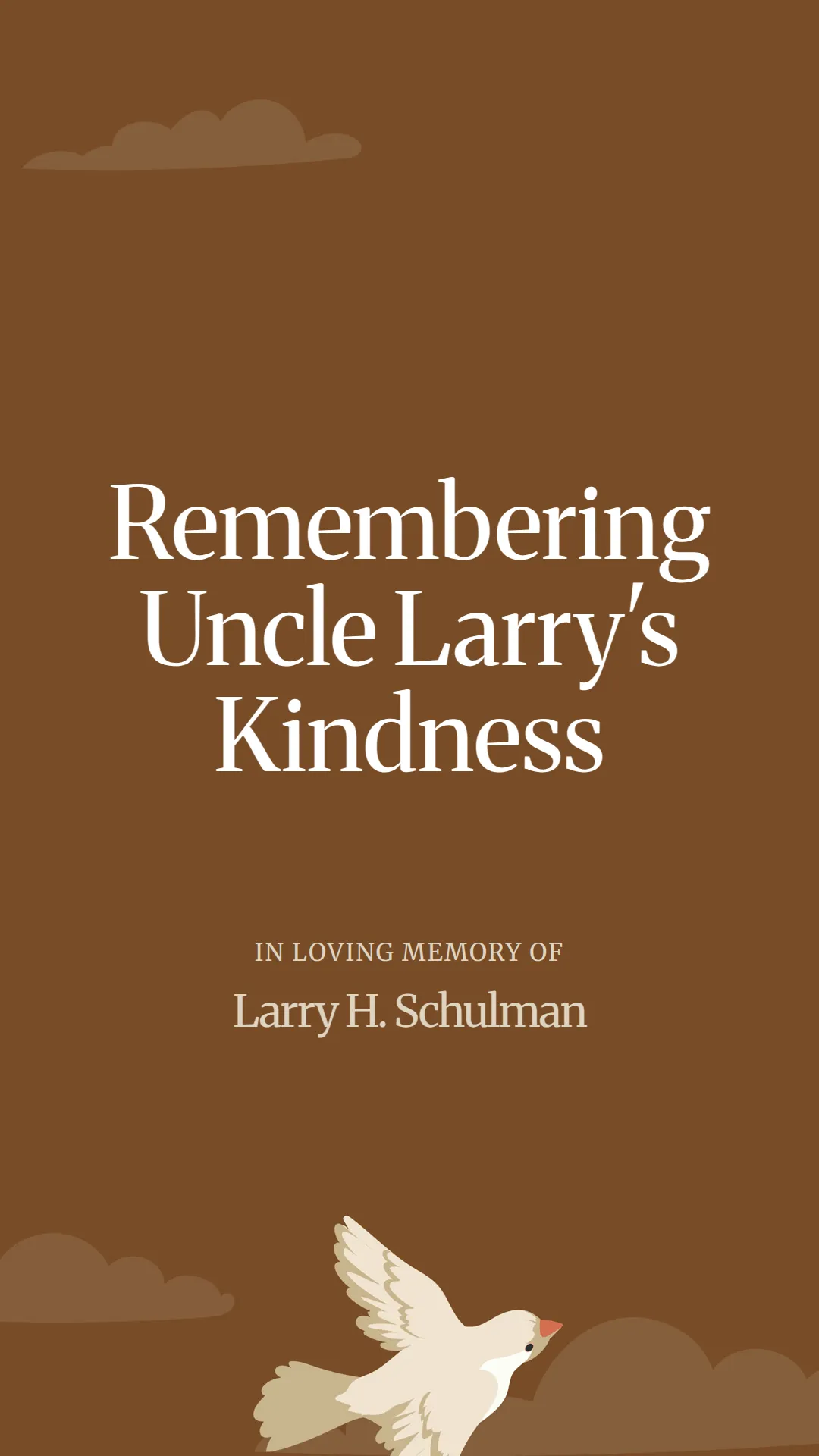 Remembering Uncle Larry's Kindness