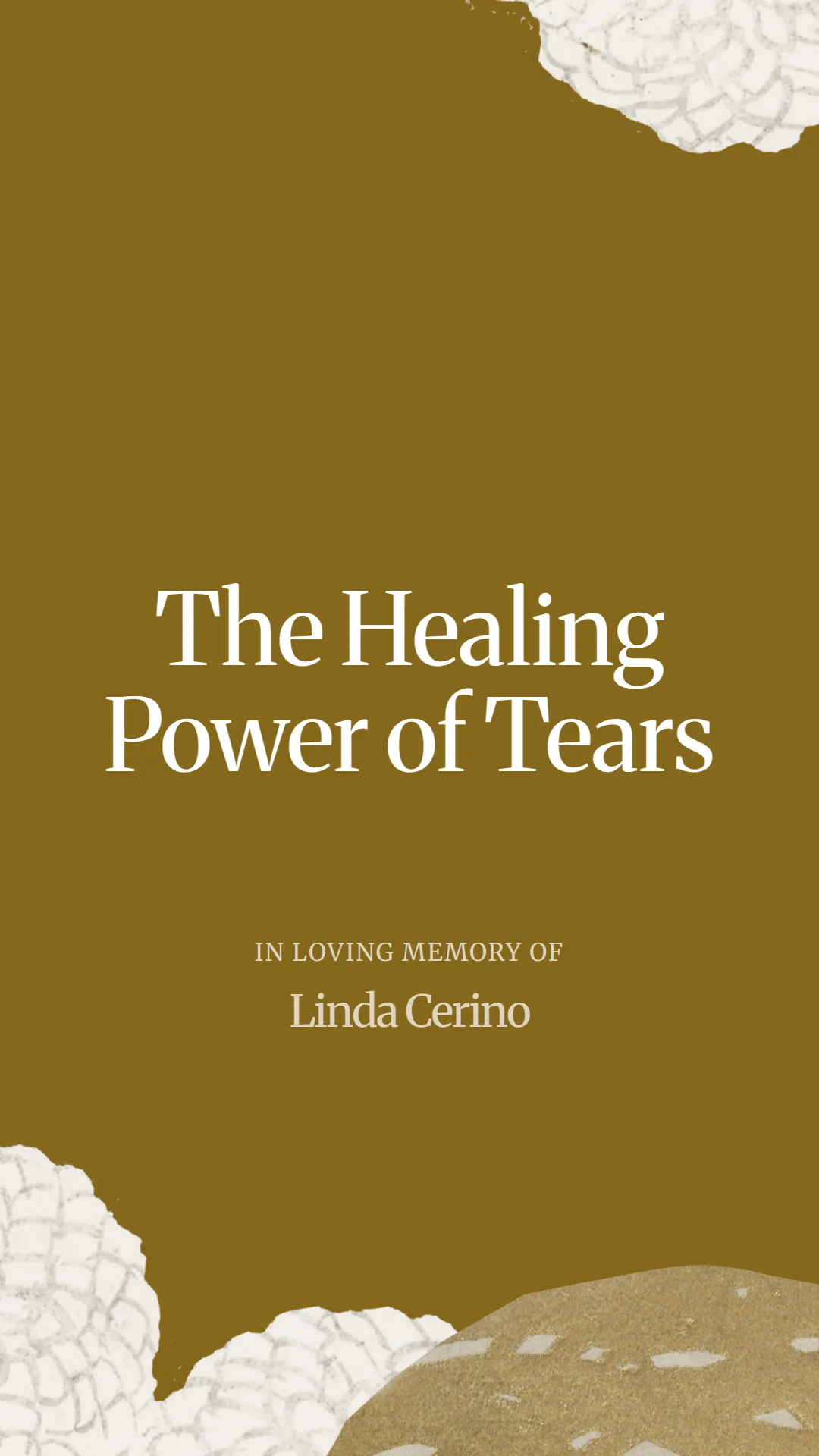 The Healing Power of Tears