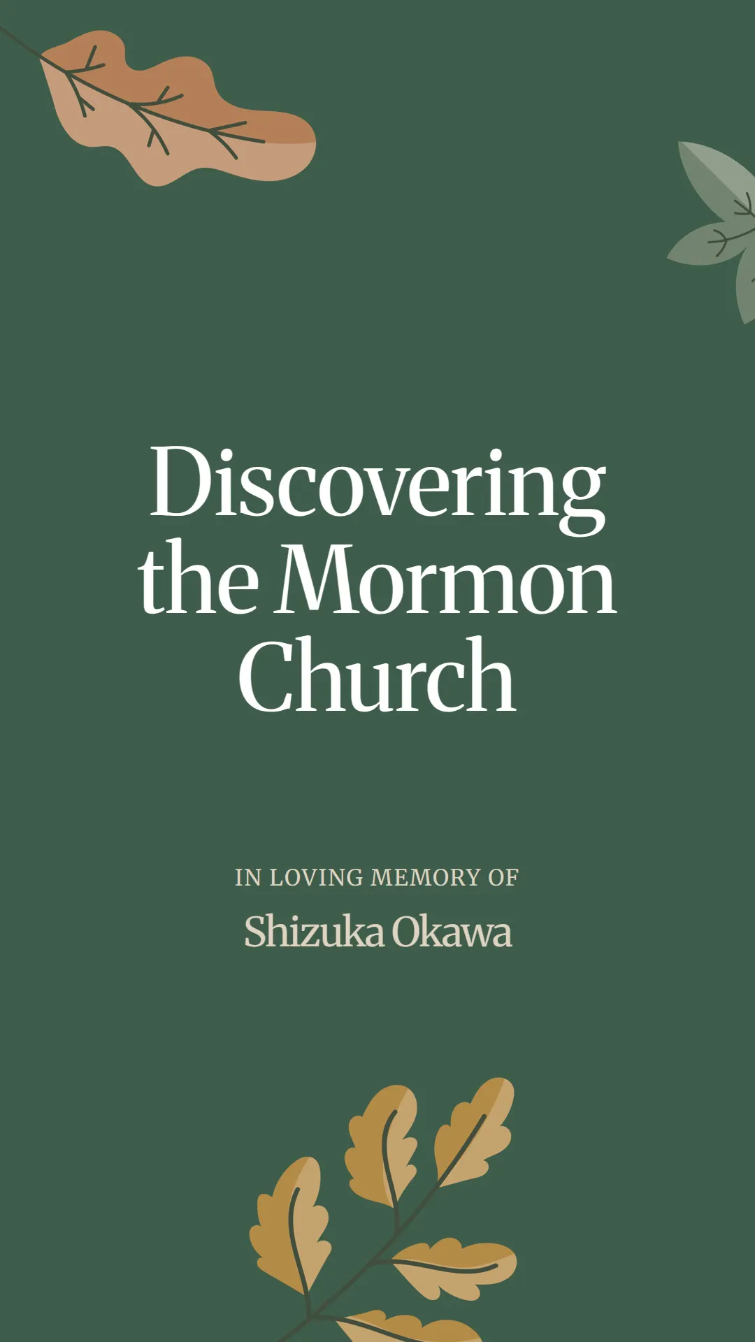 Discovering the Mormon Church
