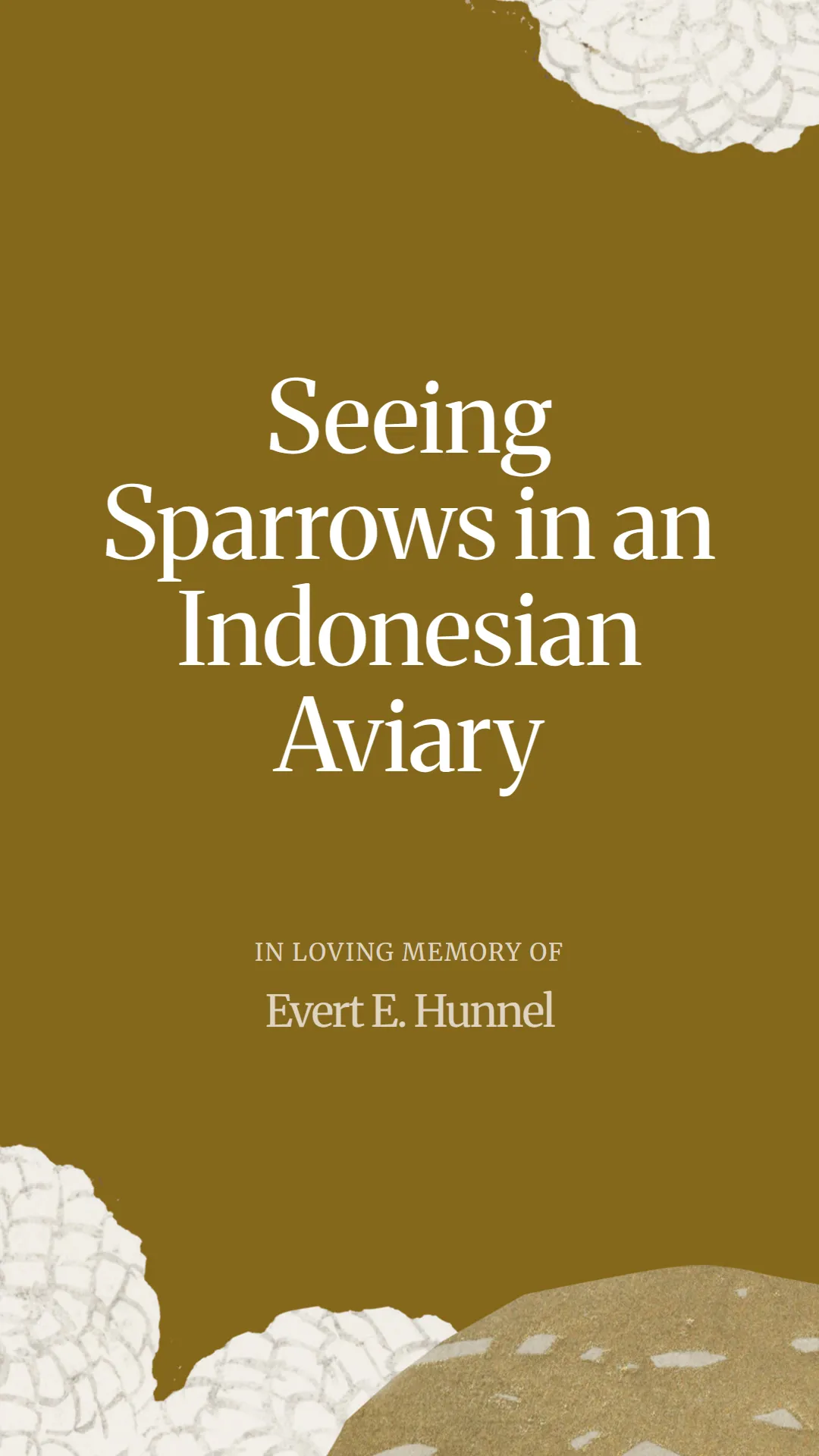 Seeing Sparrows in an Indonesian Aviary
