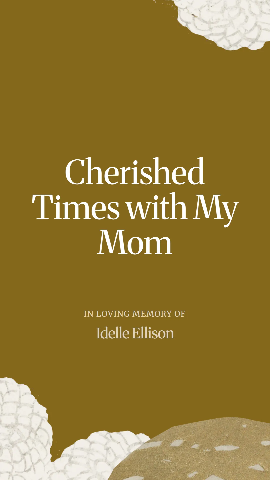 Cherished Times with My Mom