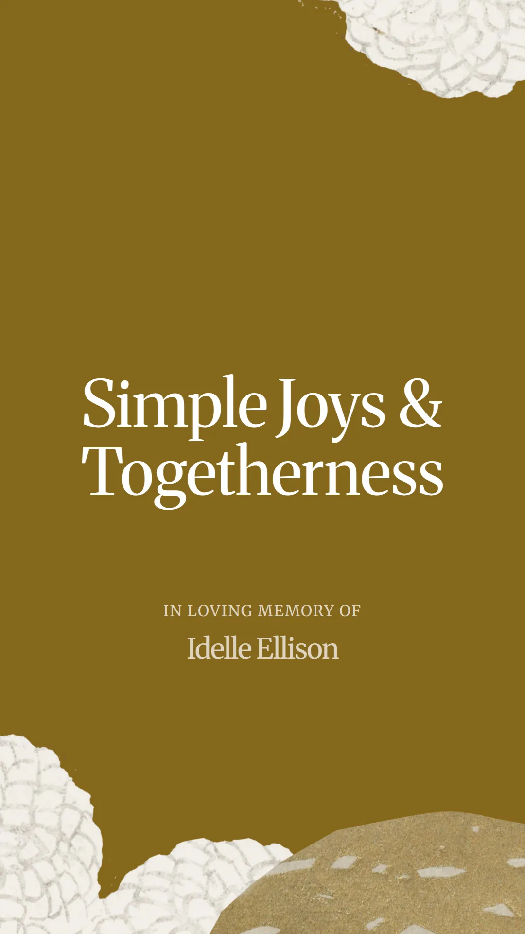 Simple Joys and Togetherness
