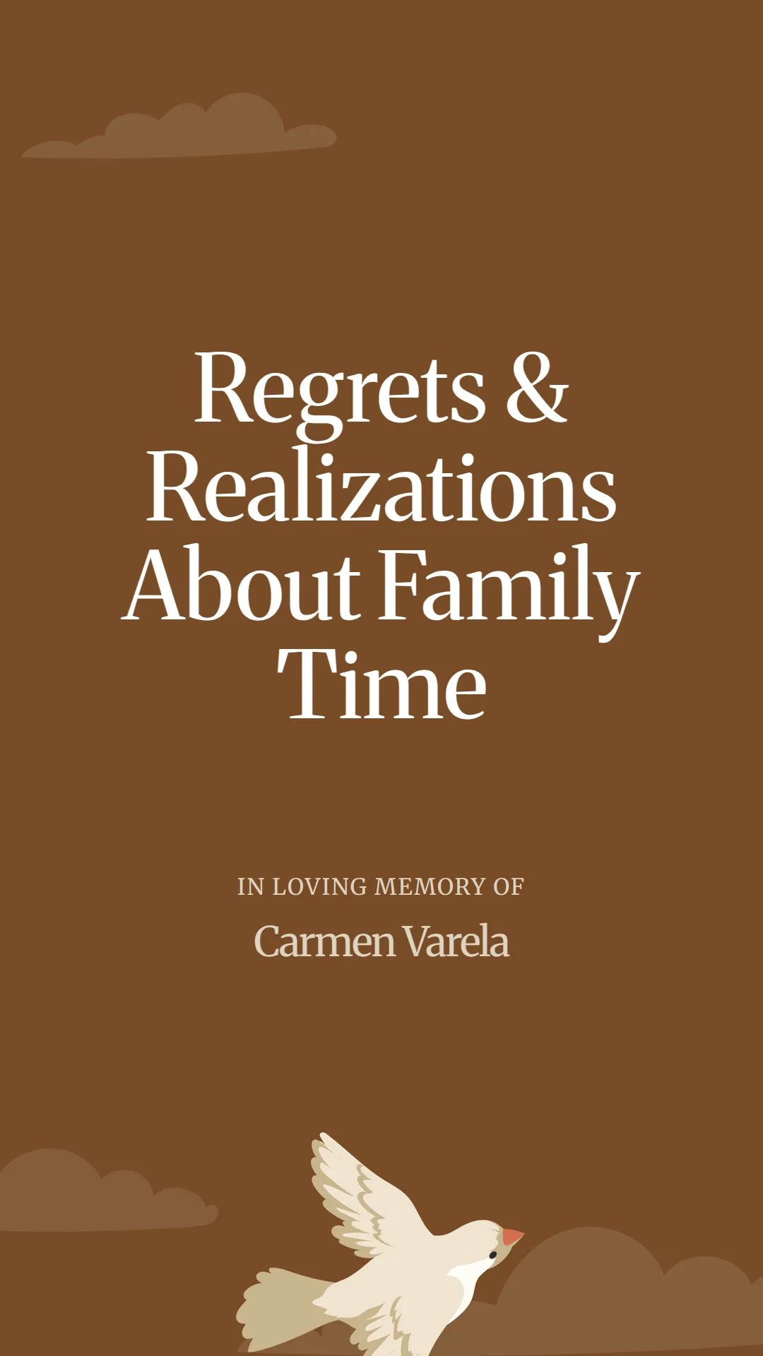 Regrets and Realizations About Family Time