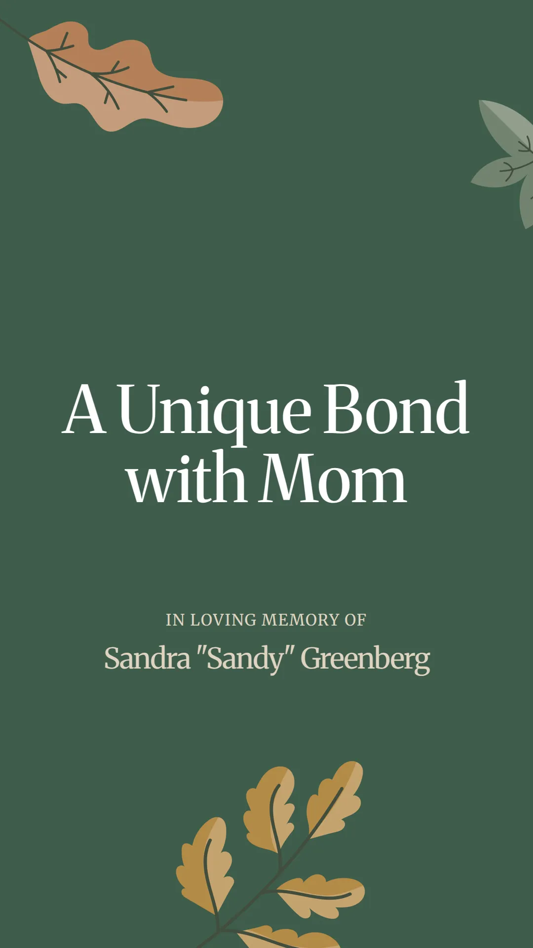 A Unique Bond with Mom