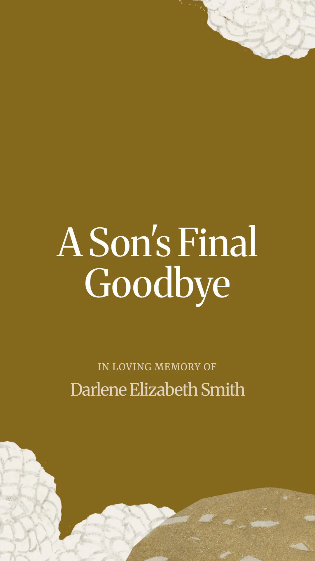 A Son's Final Goodbye