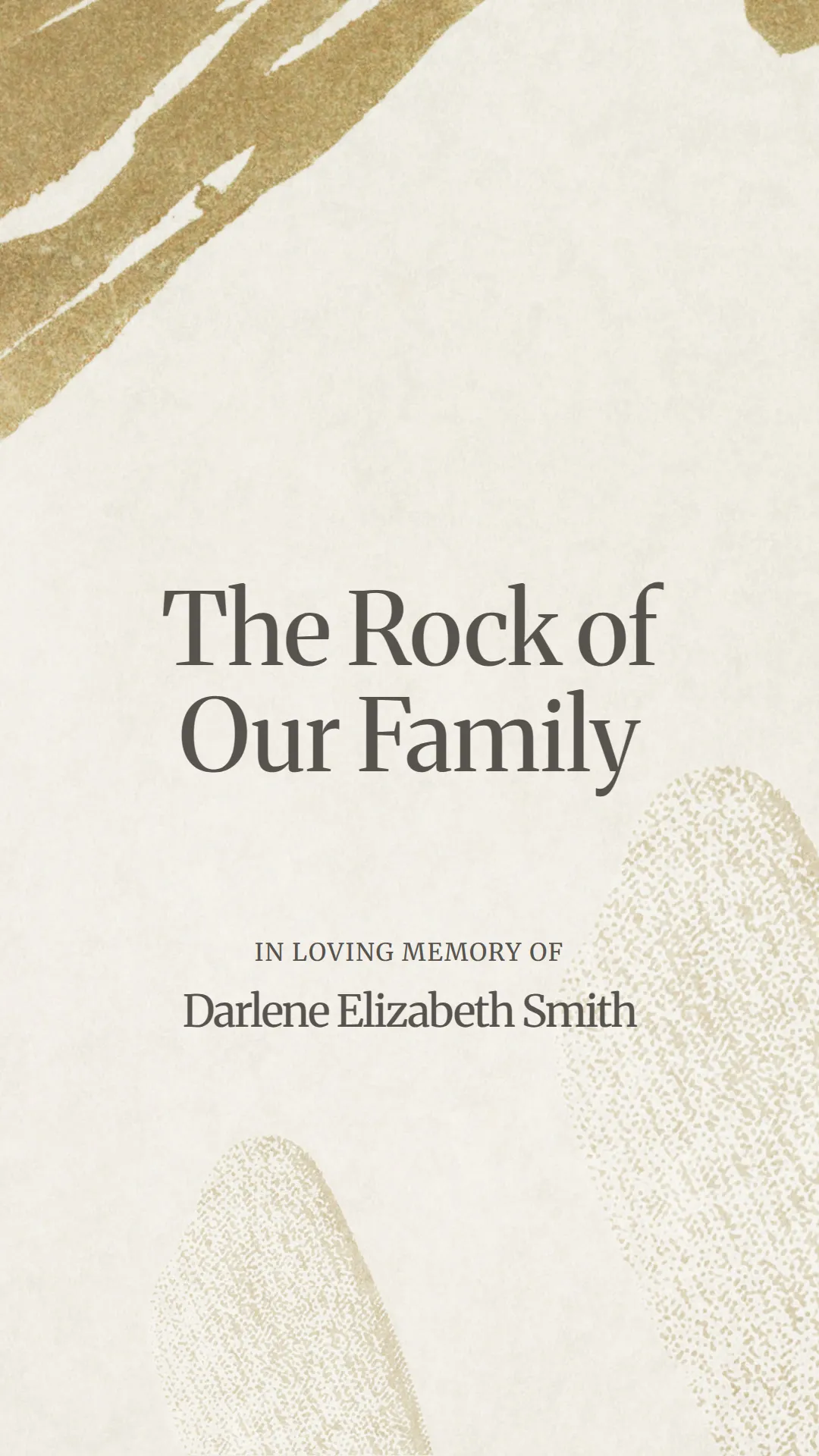 The Rock of Our Family