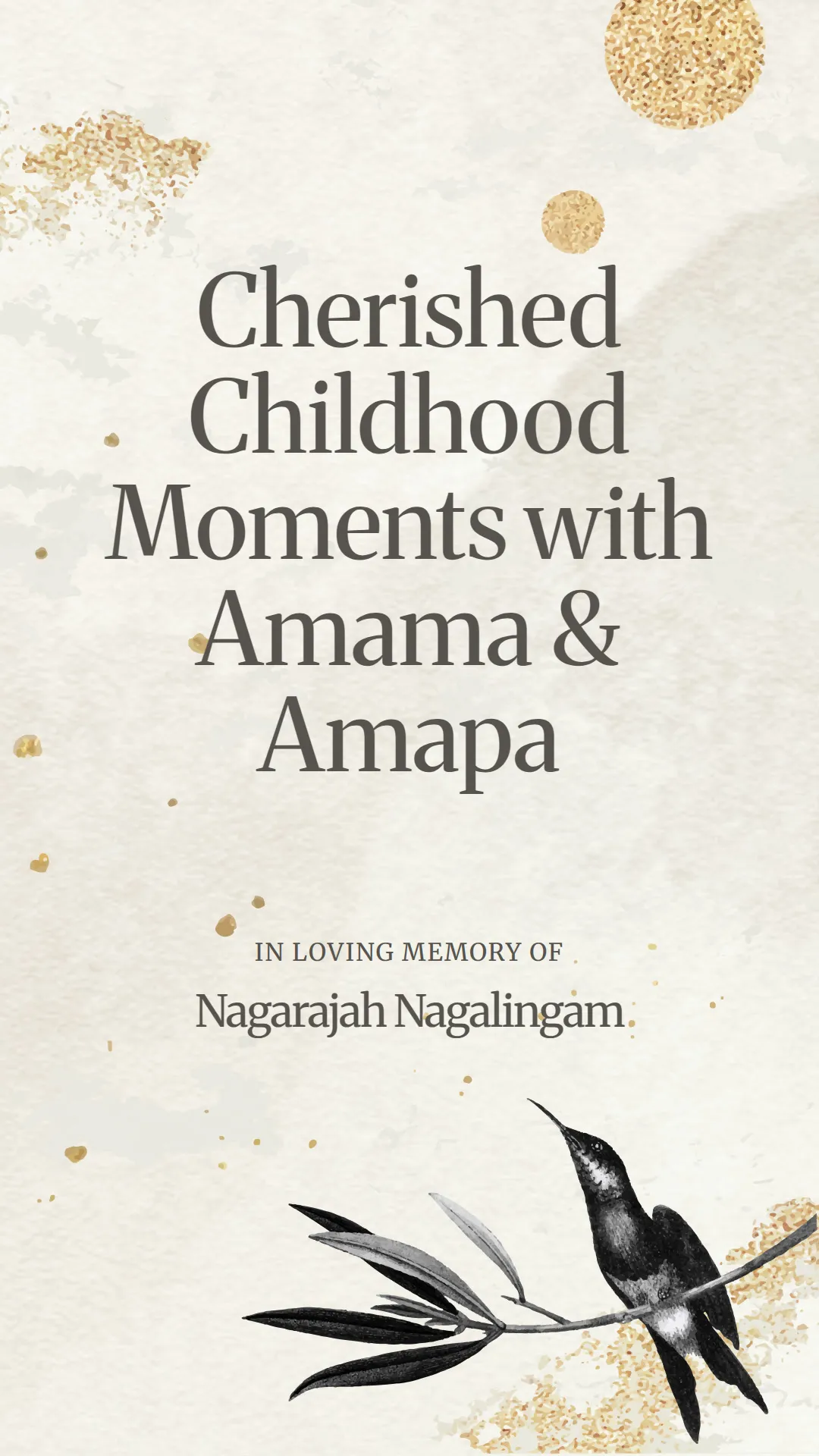 Cherished Childhood Moments with Amama and Amapa