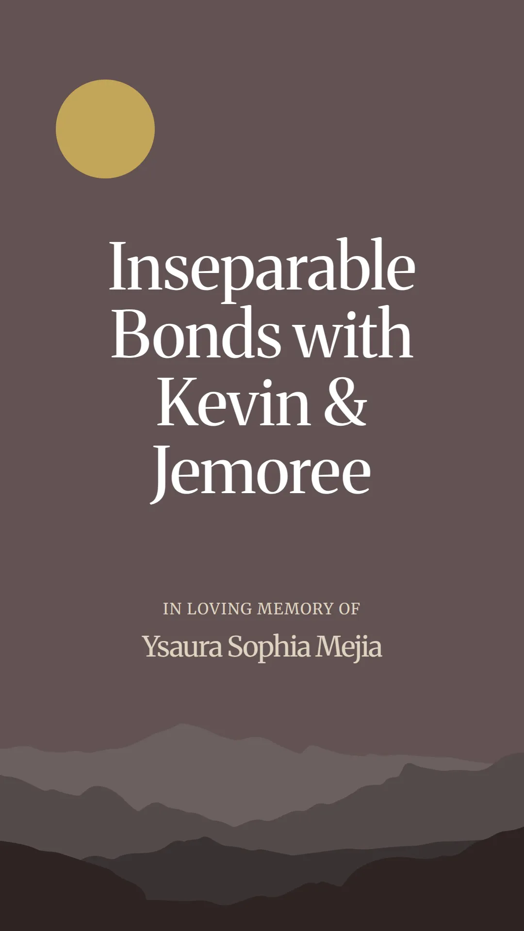 Inseparable Bonds with Kevin and Jemoree
