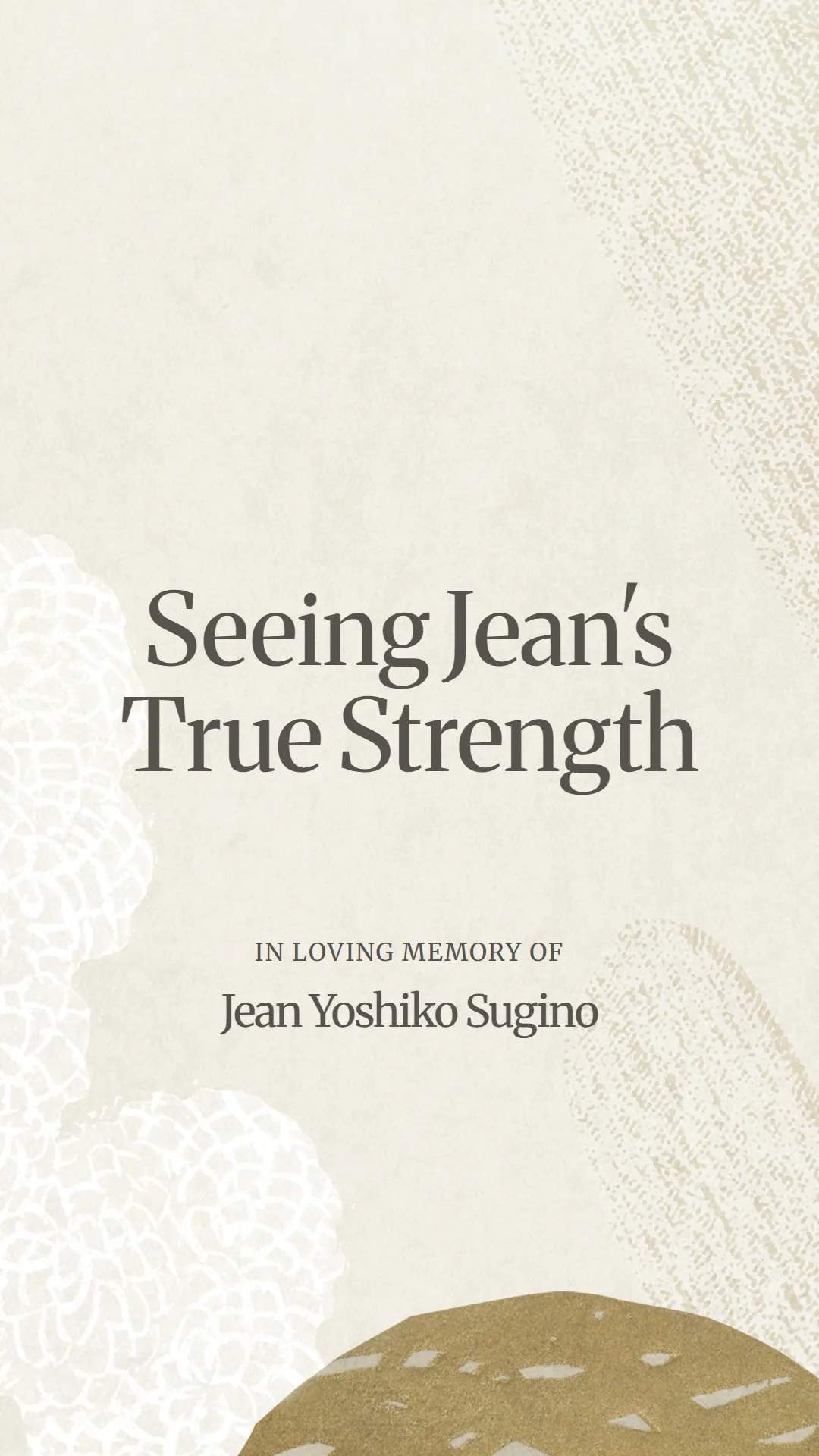 Seeing Jean's True Strength