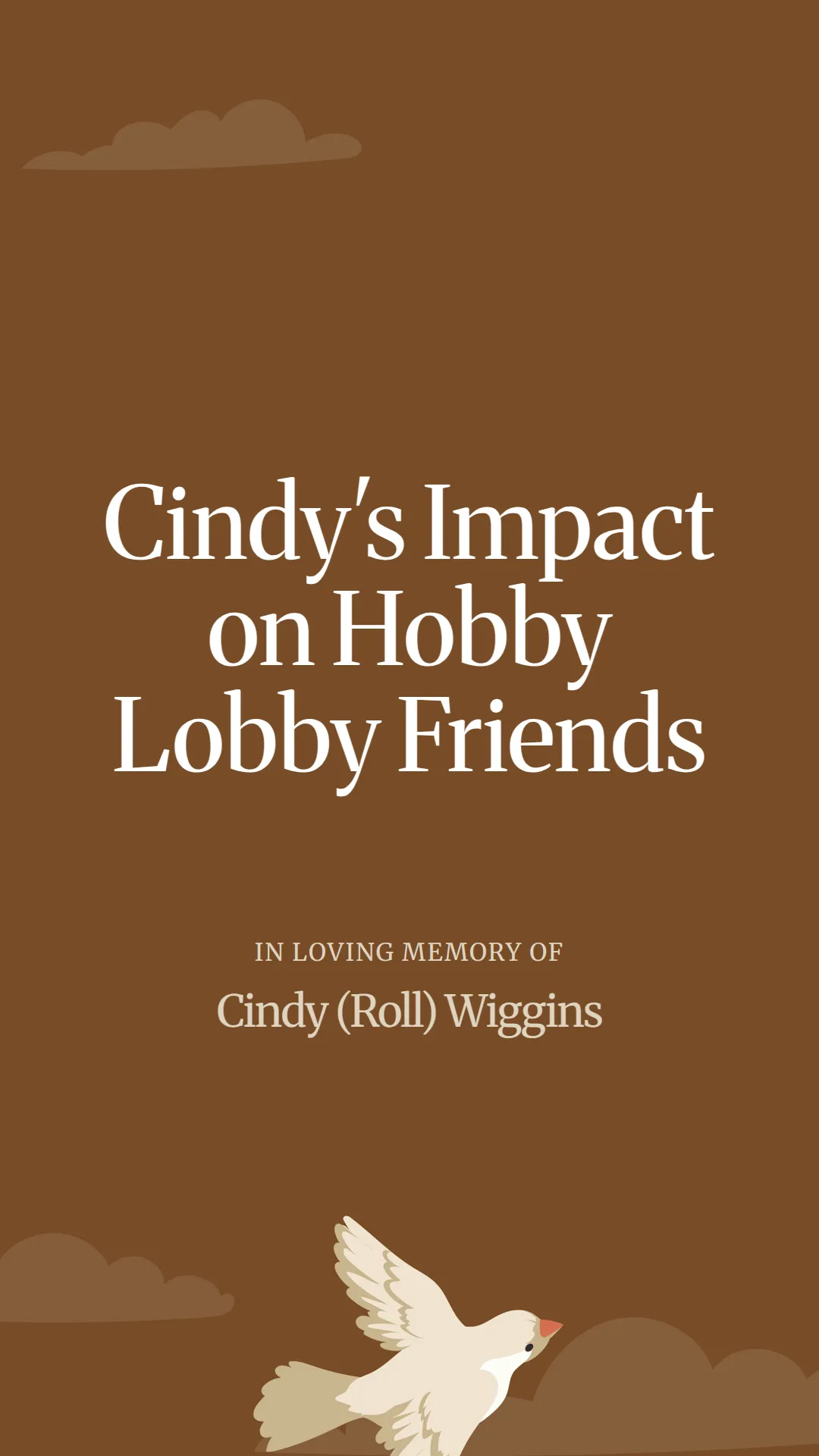 Cindy's Impact on Hobby Lobby Friends