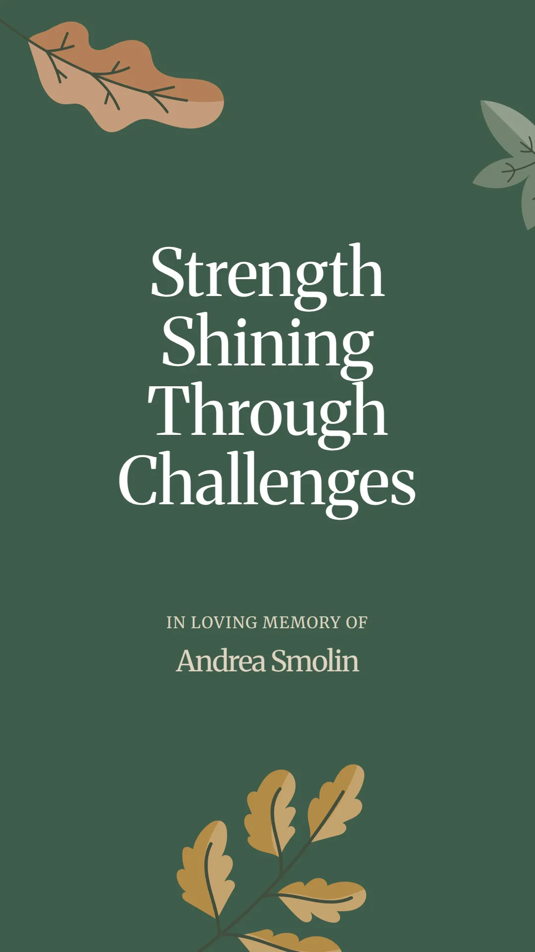 Strength Shining Through Challenges