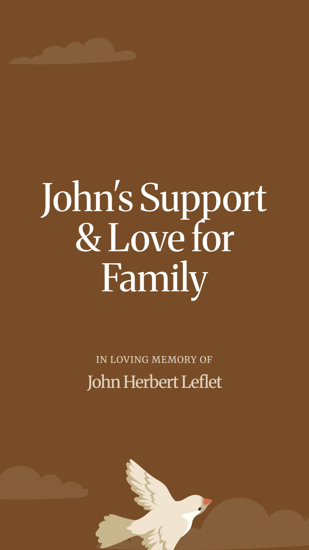 John's Support and Love for Family