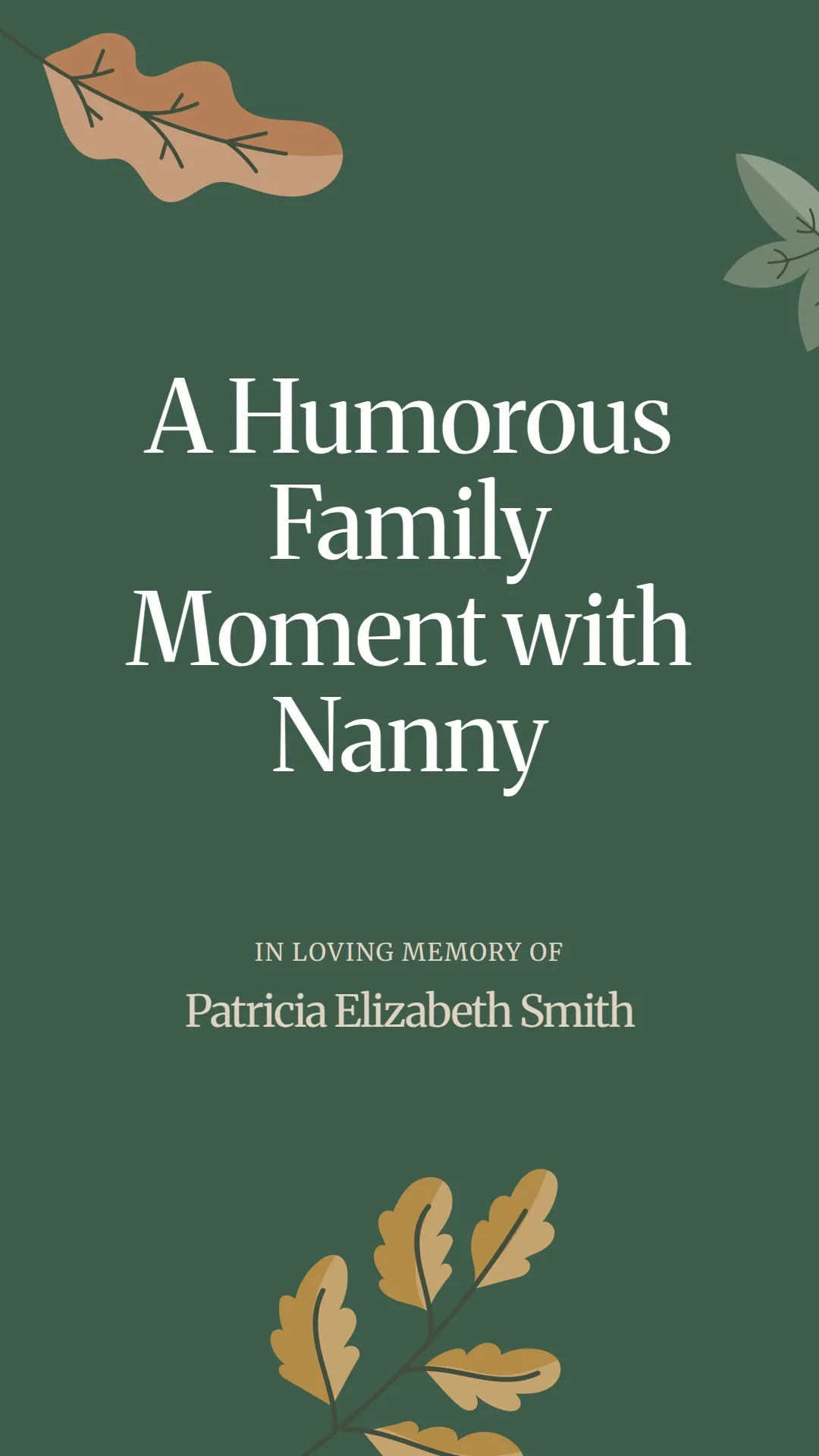 A Humorous Family Moment with Nanny
