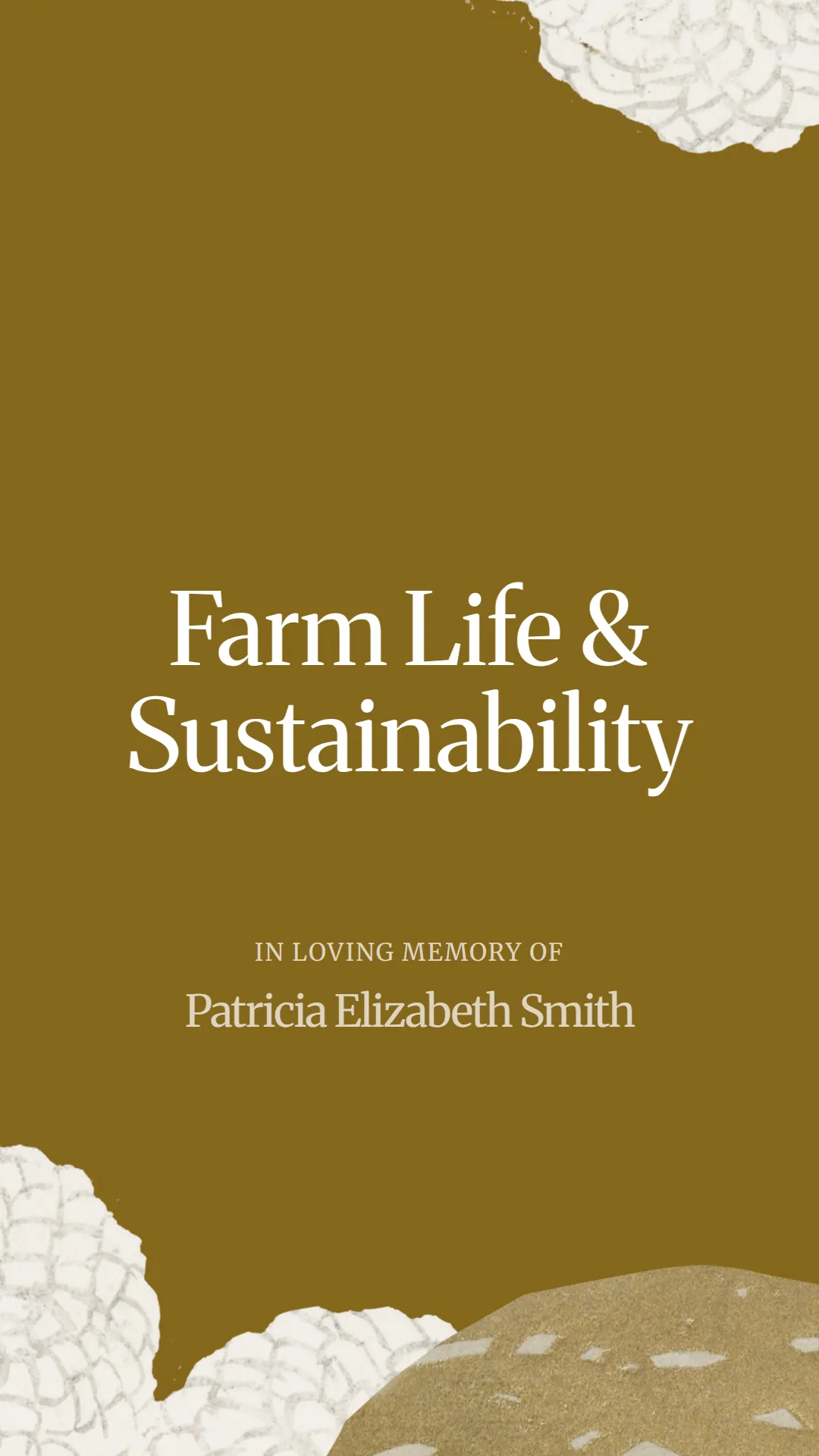 Farm Life and Sustainability