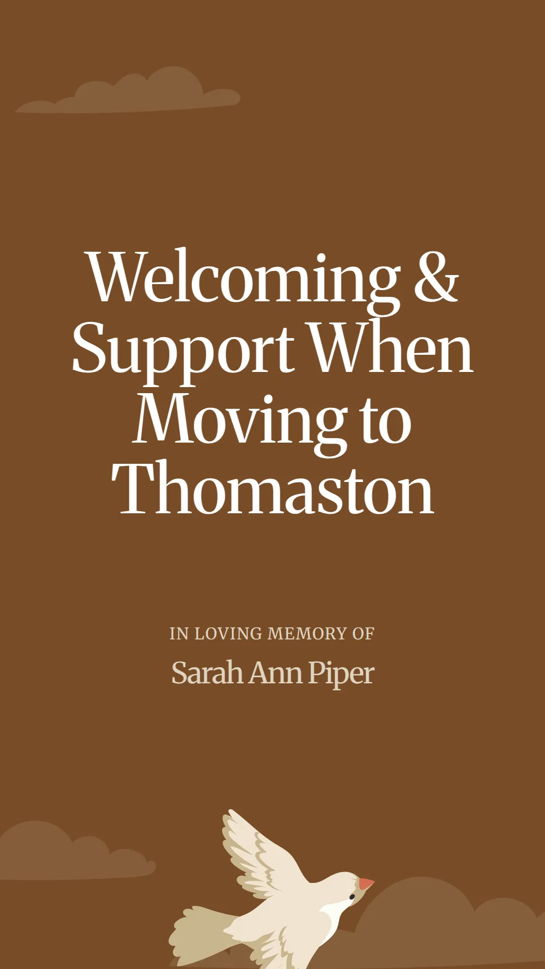 Welcoming and Support When Moving to Thomaston