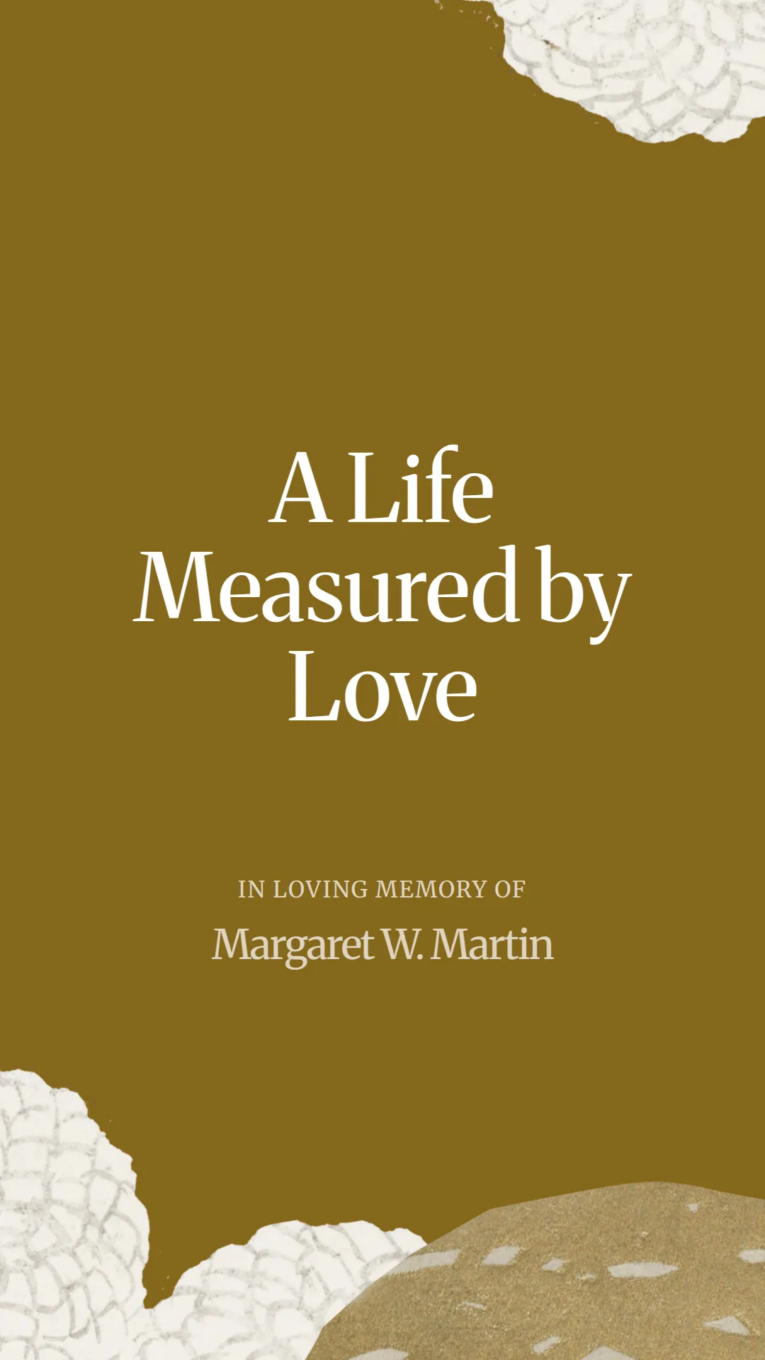 A Life Measured by Love