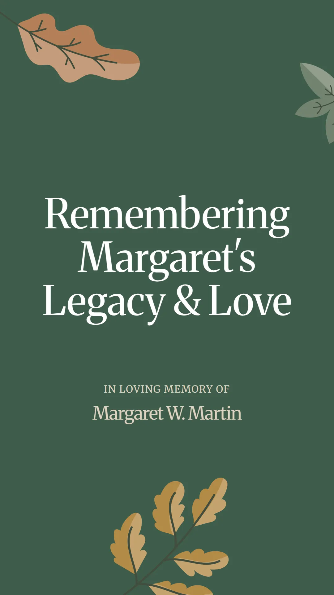 Remembering Margaret's Legacy and Love