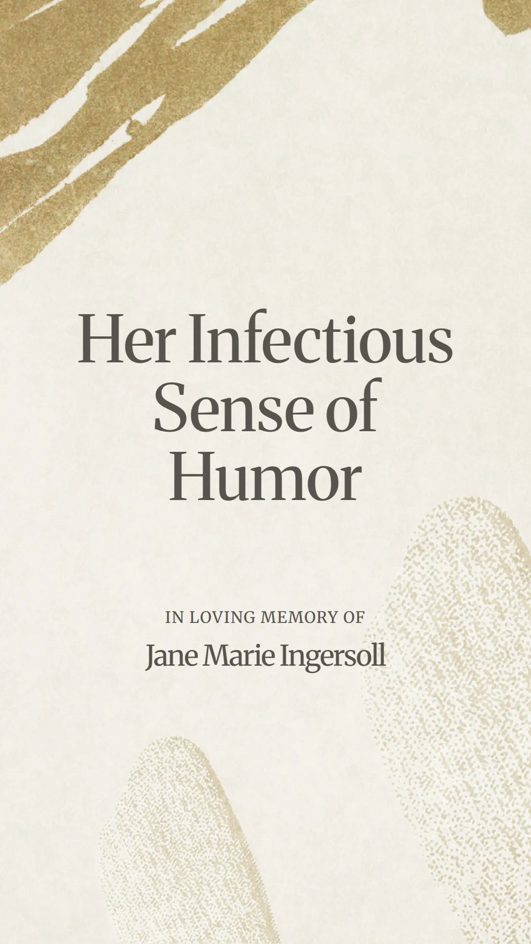 Her Infectious Sense of Humor